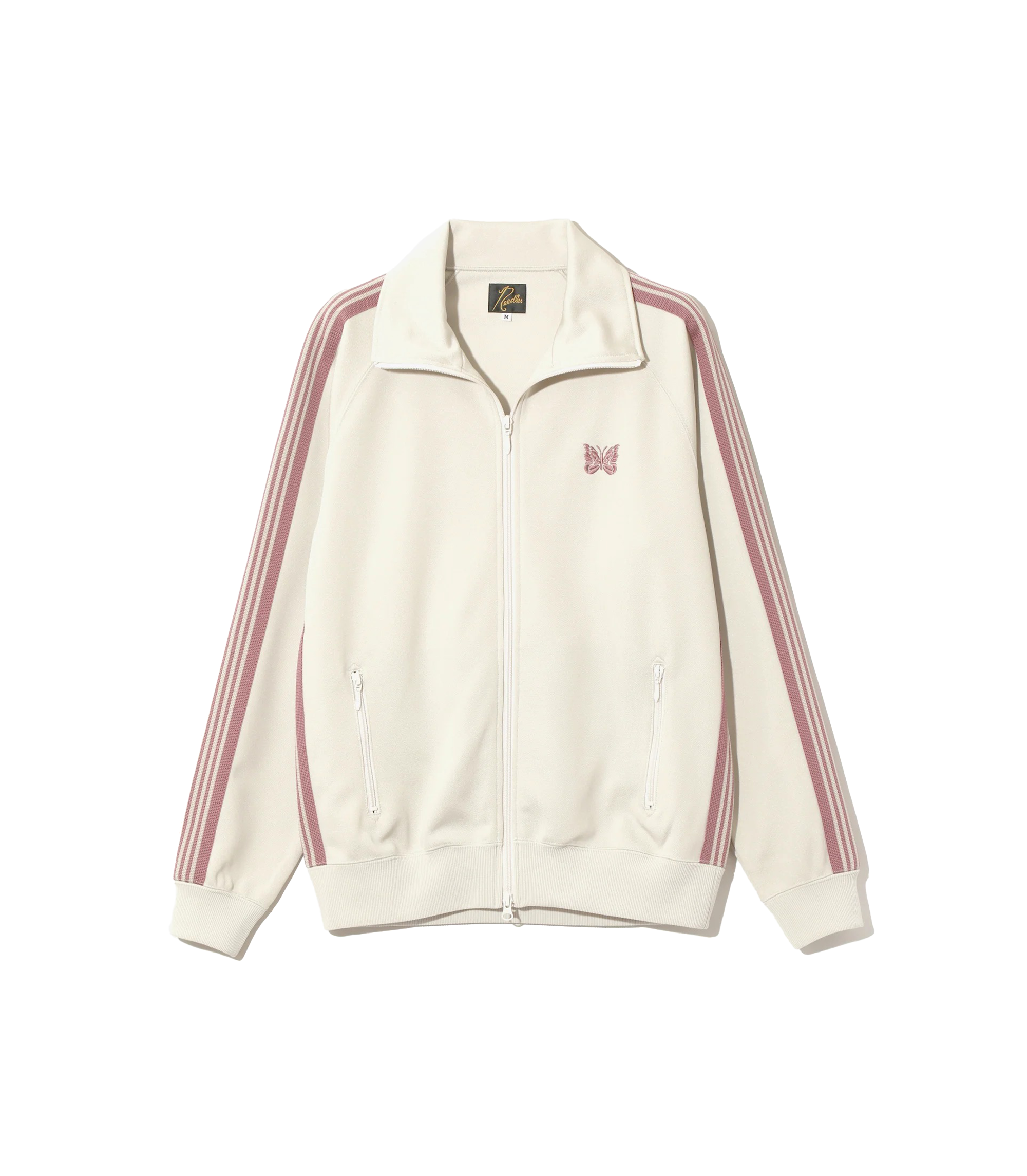 Poly Smooth Track Jacket - Ivory