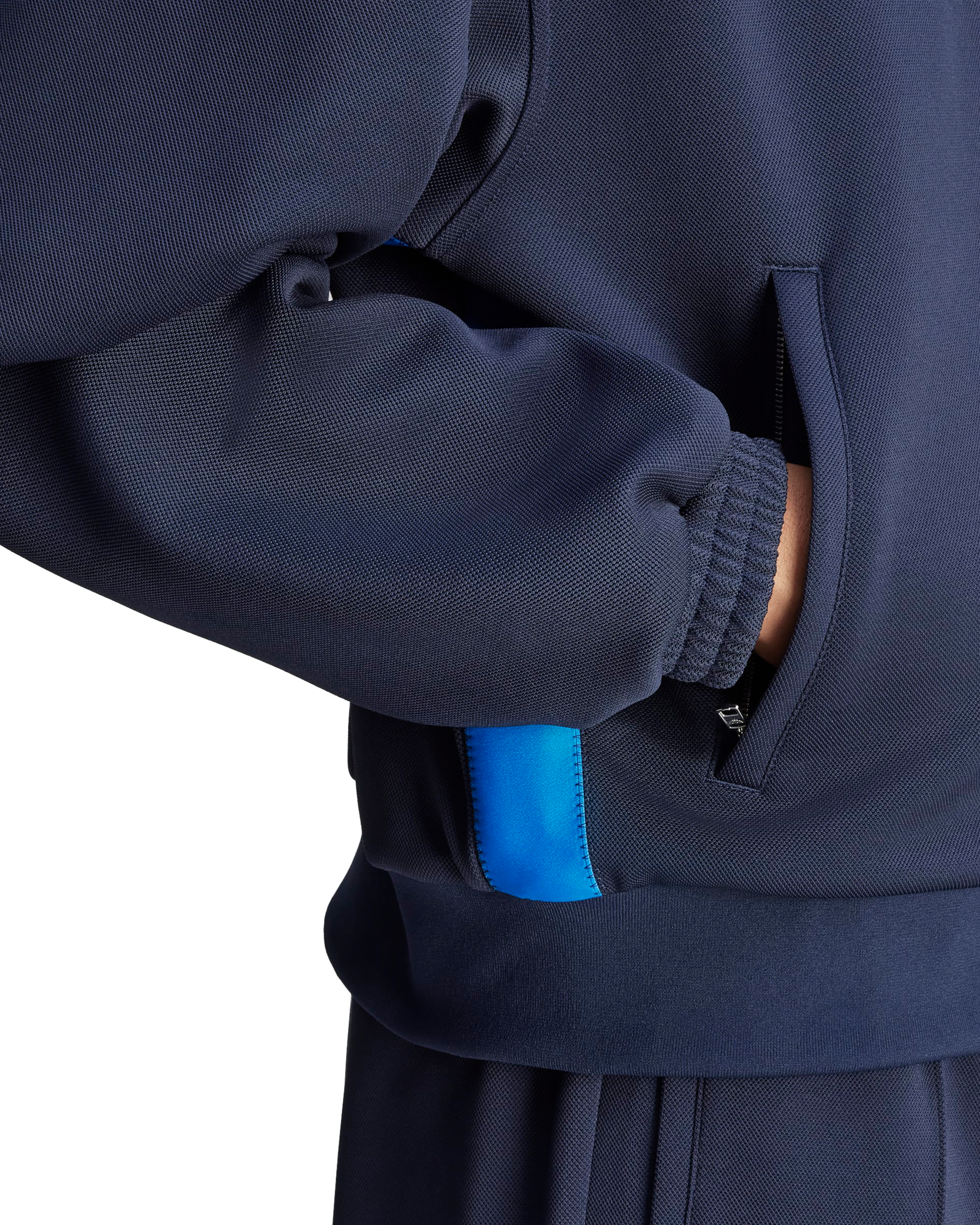 Wales Bonner Pique Track Top - Night Navy