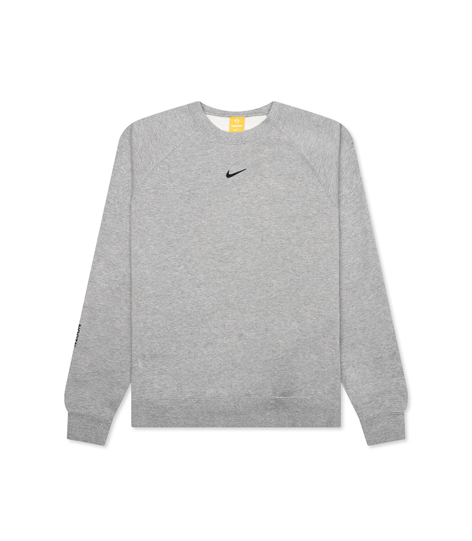 NOCTA Contrast Stitch Crewneck - Dark Grey Heather / Black