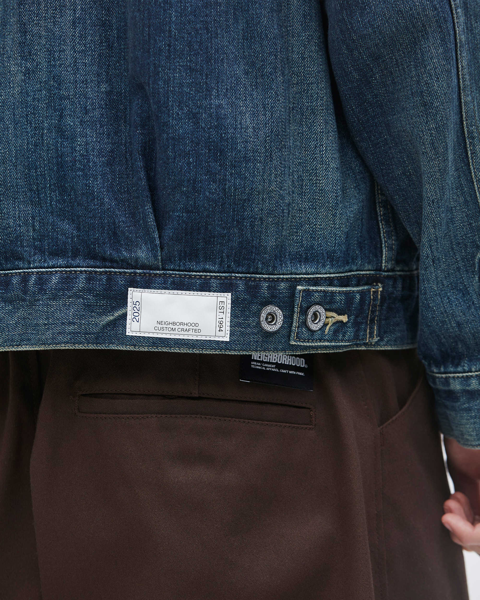 Washed Denim Type-2 Jacket - Black