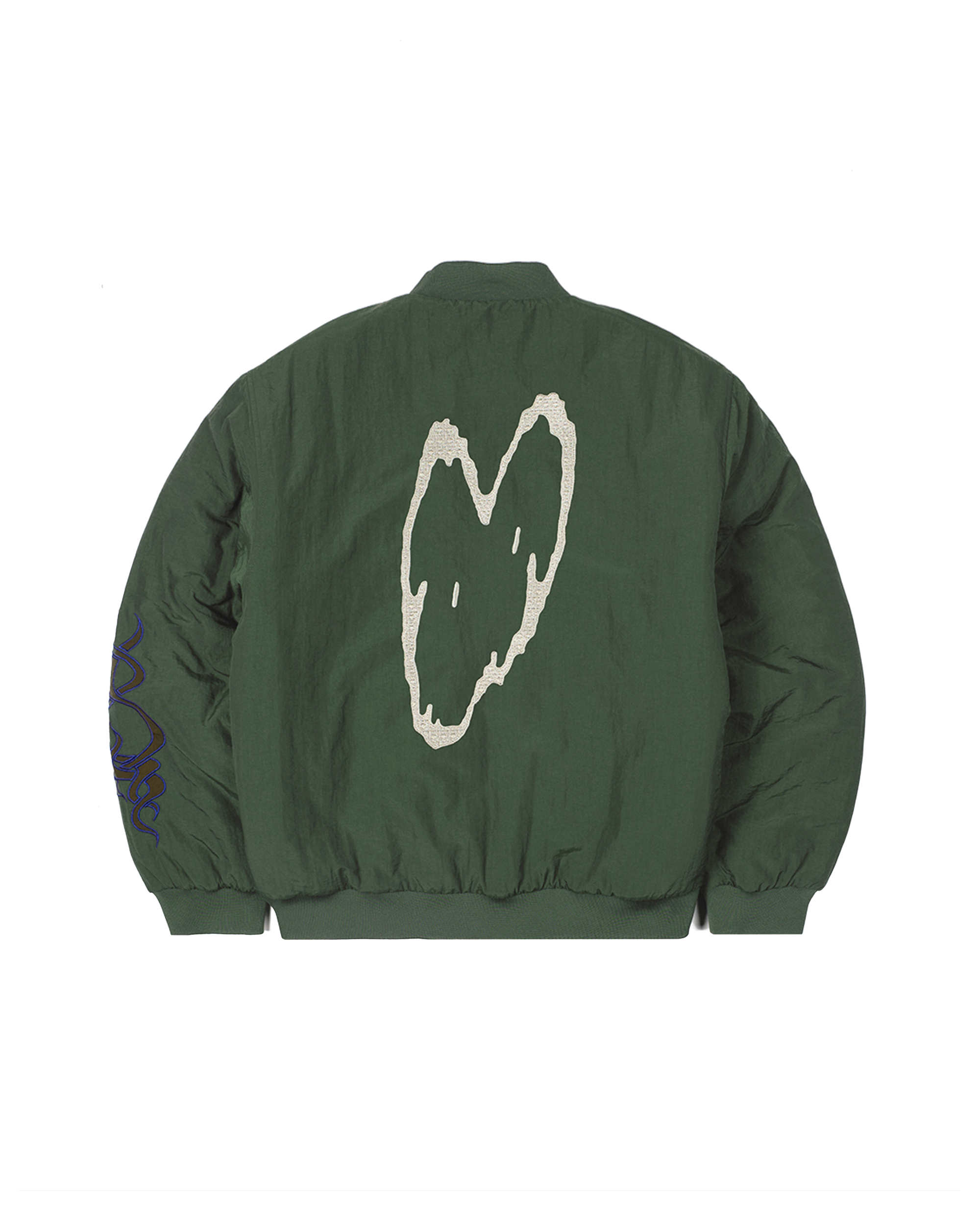 Mirror Bomber Jacket - Green
