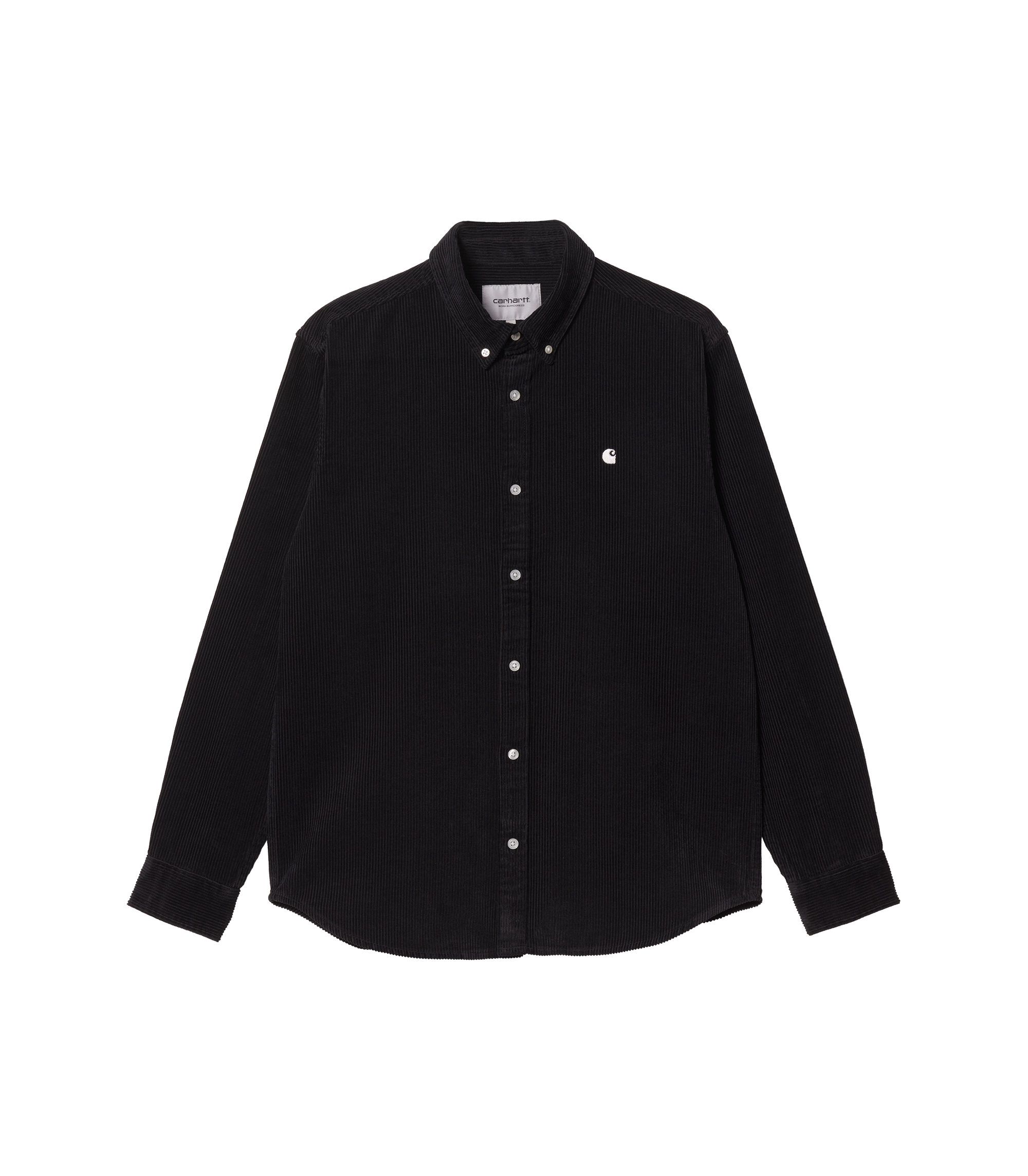 L/S Madison Fine Cord Shirt - Black / Wax