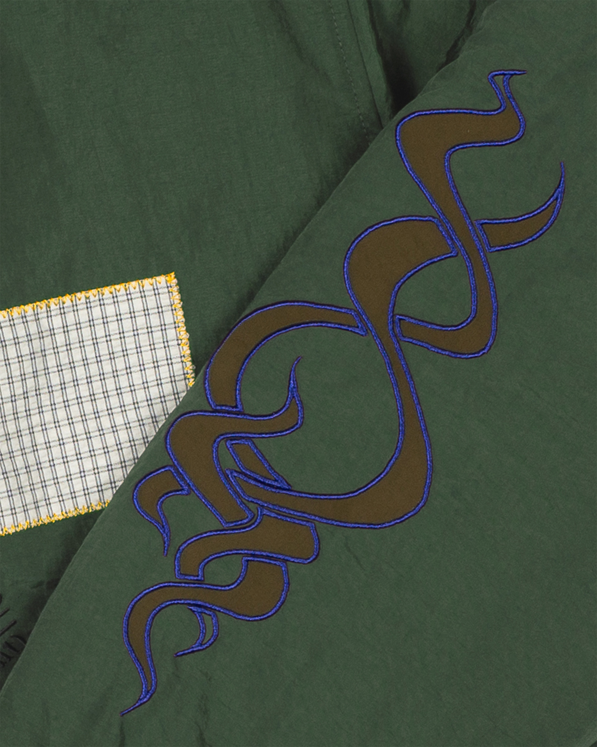 Mirror Bomber Jacket - Green