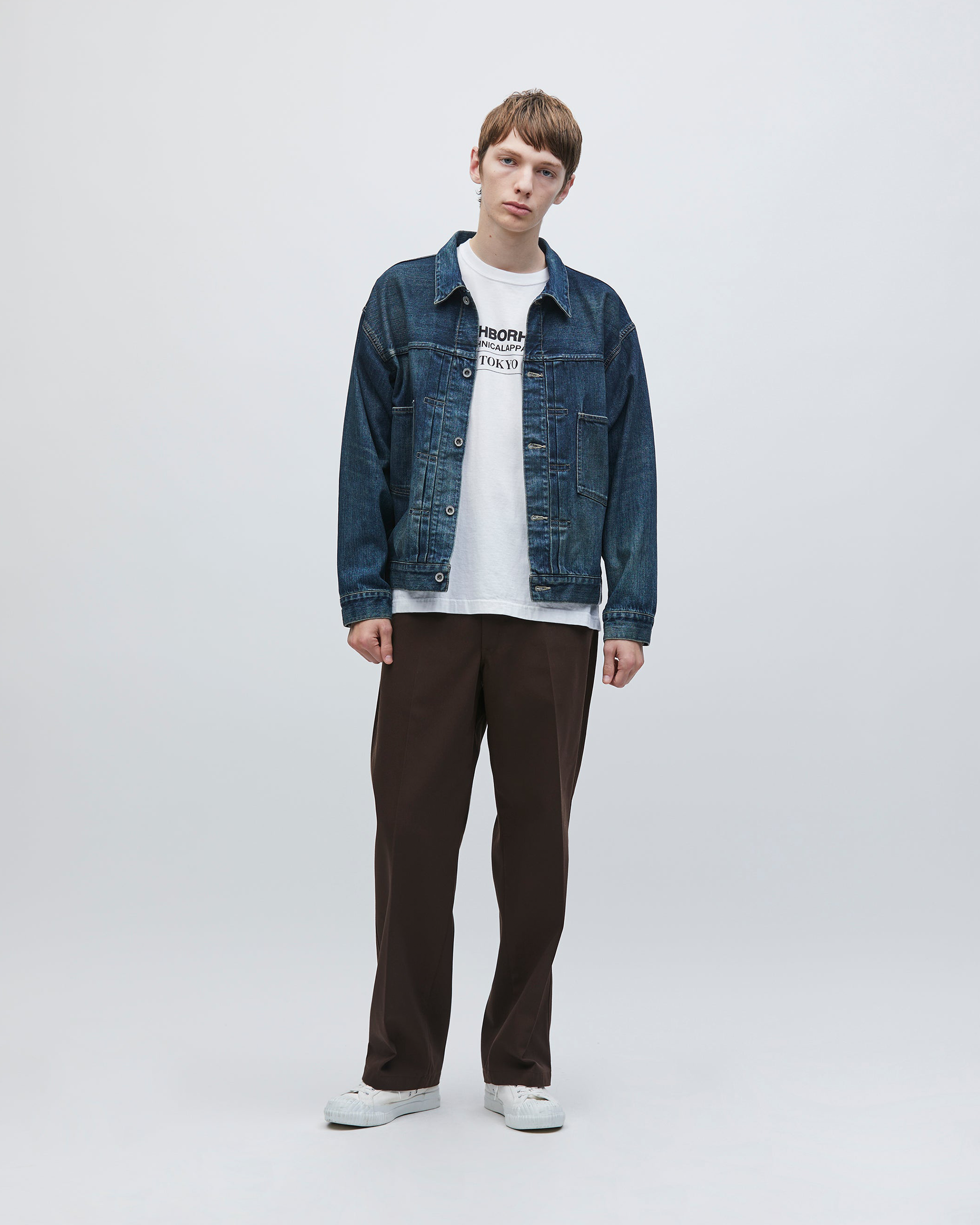 Washed Denim Type-2 Jacket - Black