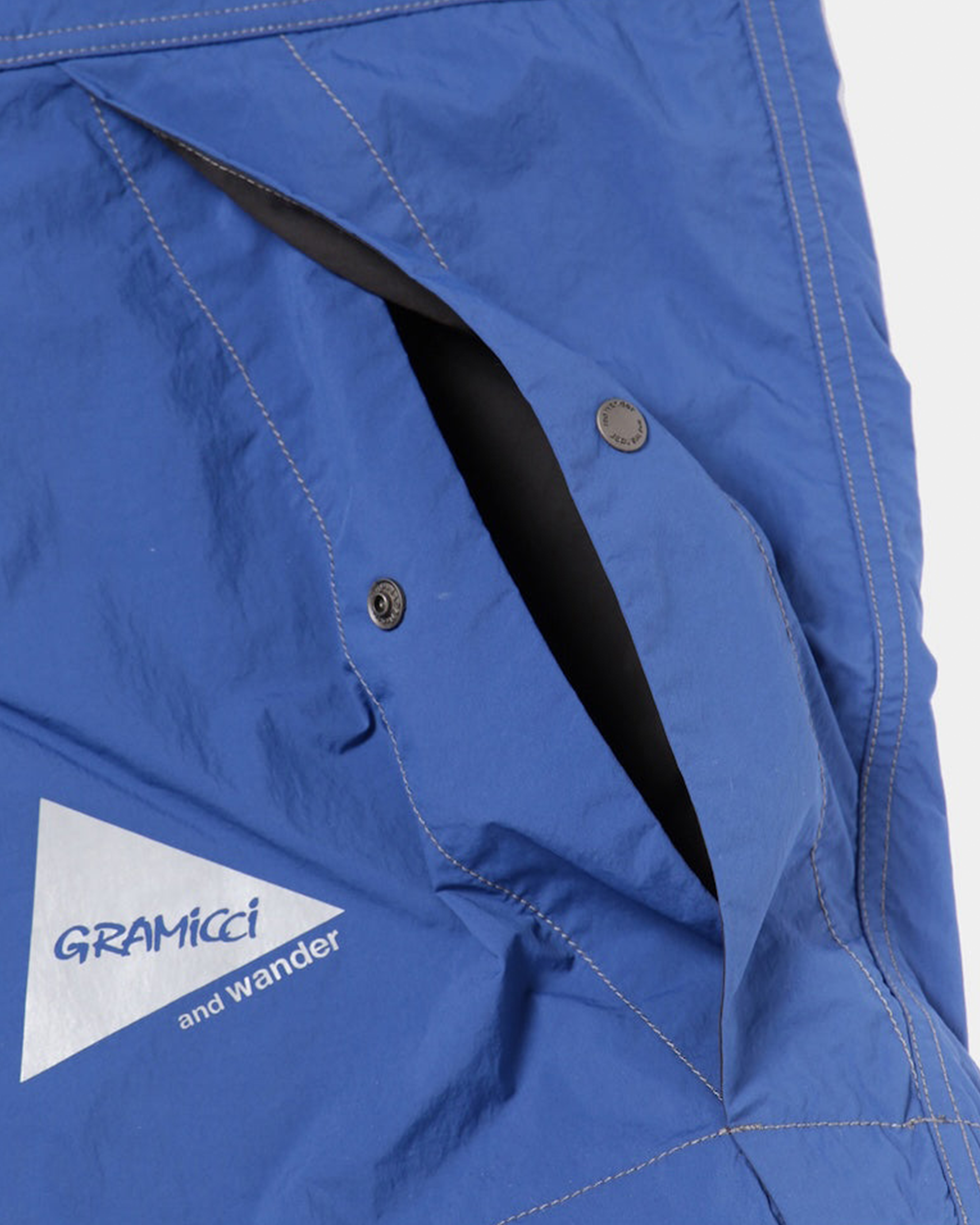 And Wander Brushed Nylon Jacket - Blue