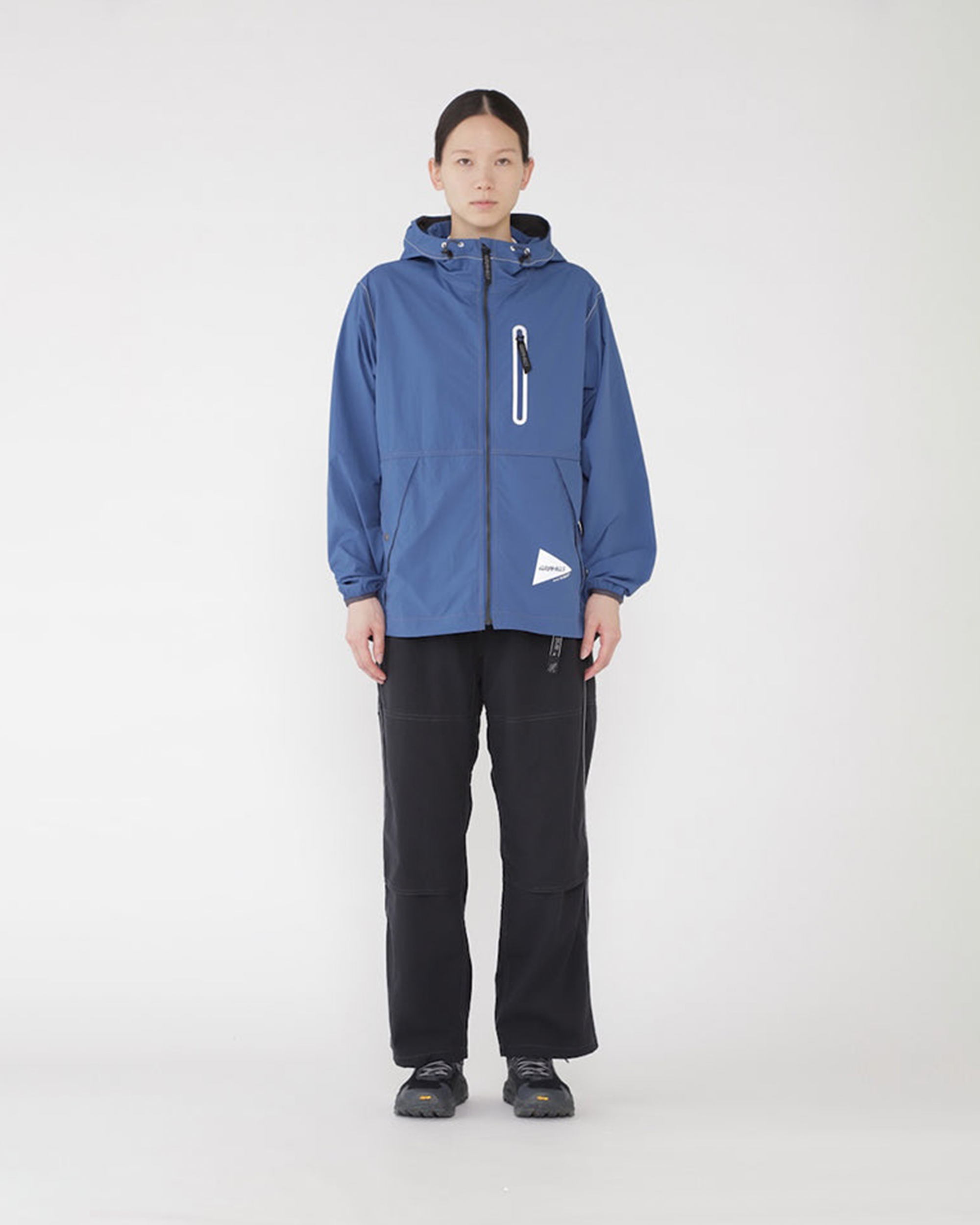 And Wander Brushed Nylon Jacket - Blue