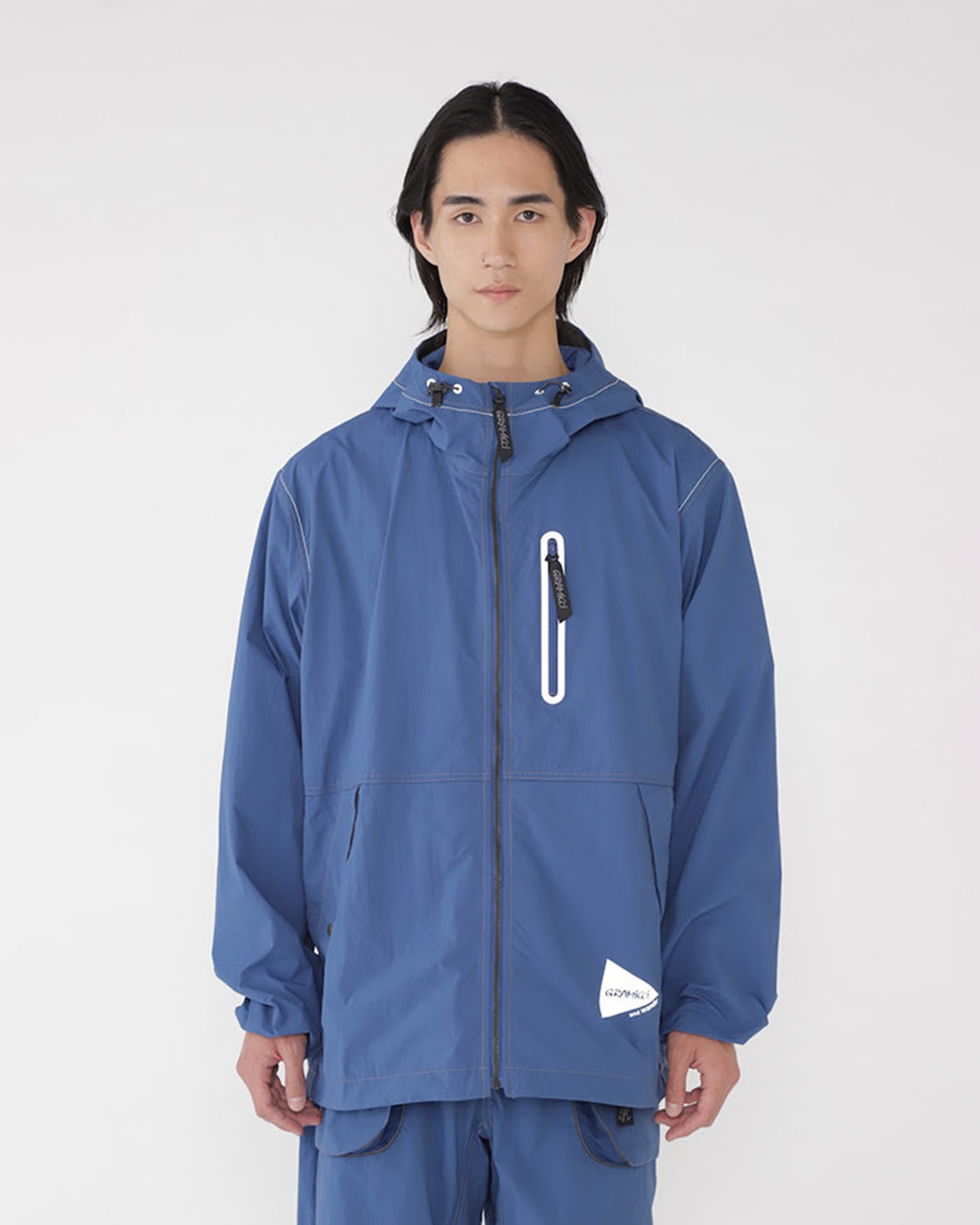 And Wander Brushed Nylon Jacket - Blue