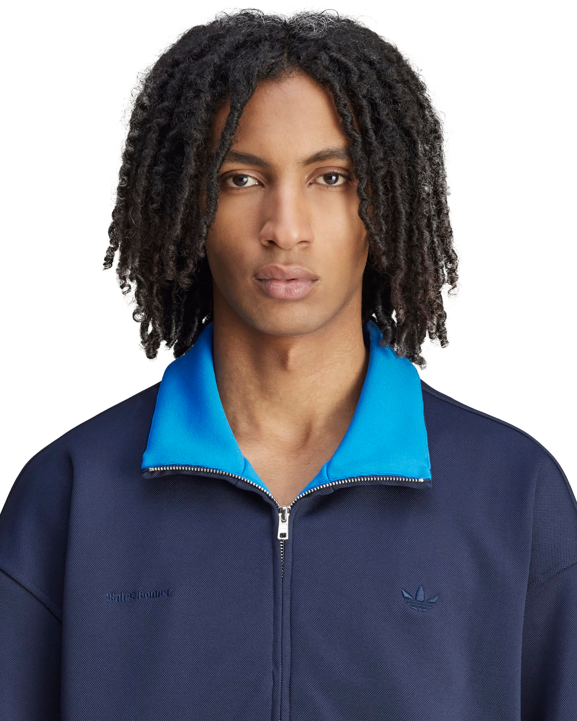 Wales Bonner Pique Track Top - Night Navy