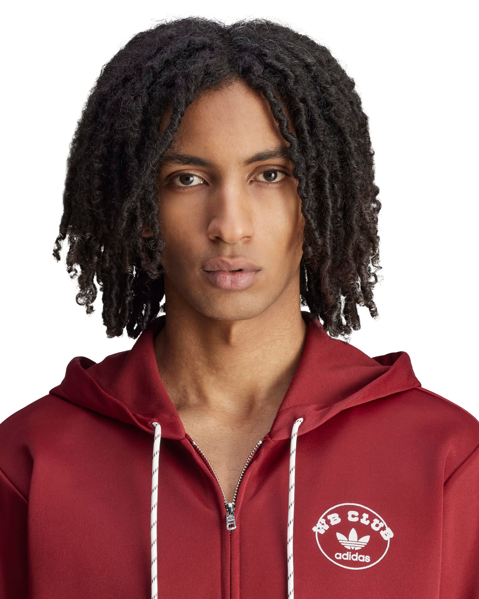 Wales Bonner Track Hoodie - Collegiate Burgundy