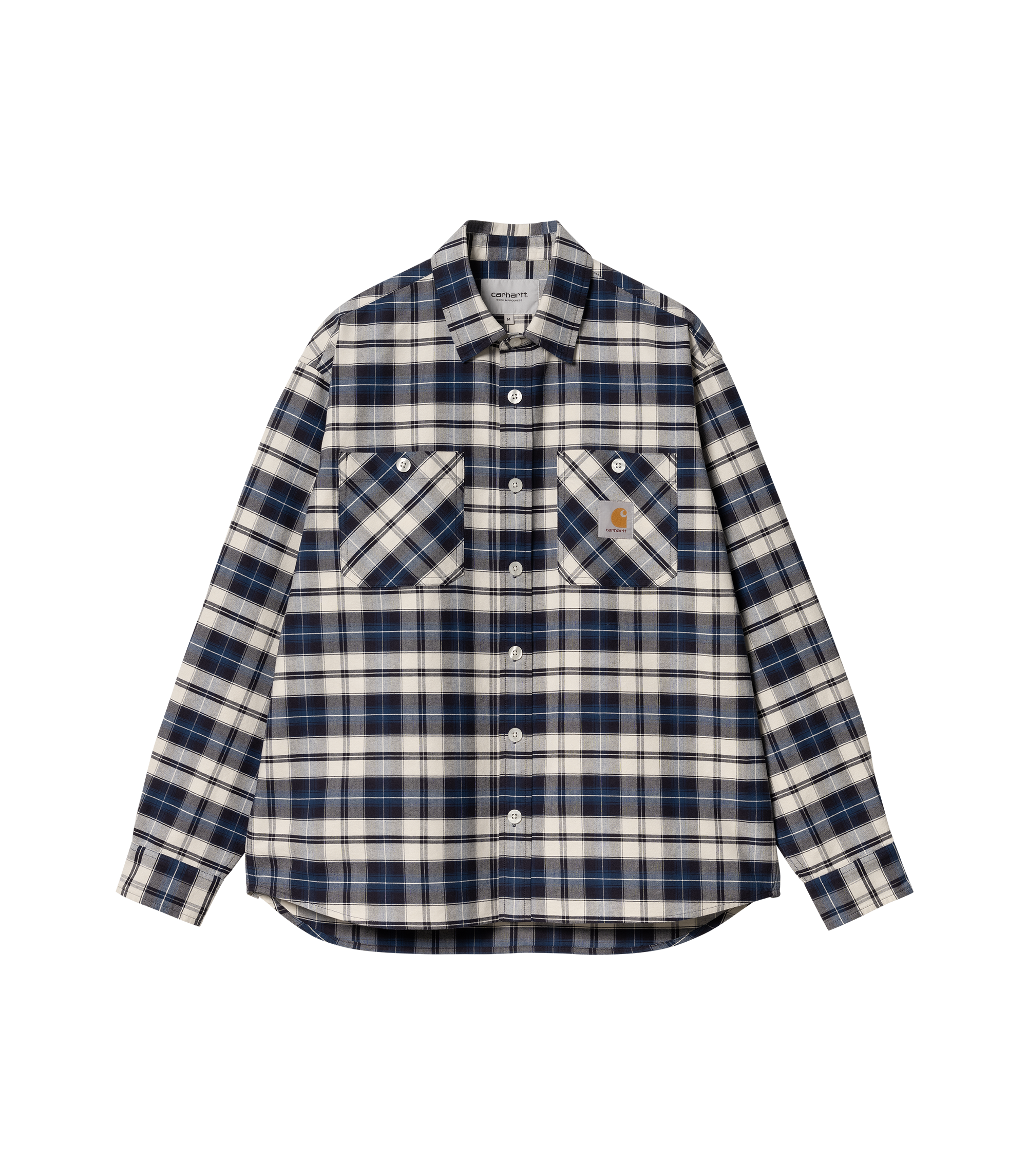 L/S Tarbell Shirt - Tarbell Check / Dark Navy / White
