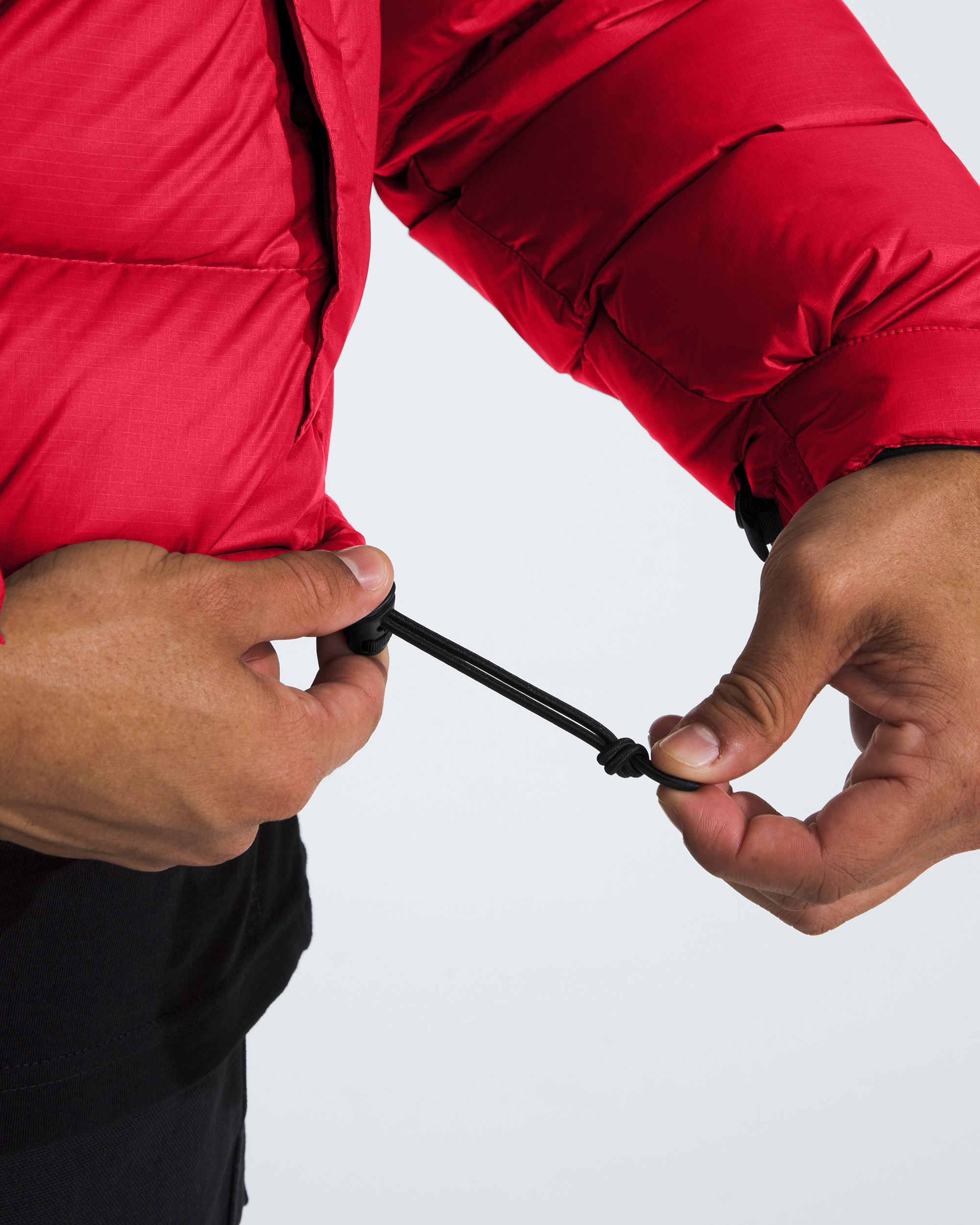 1996 Retro Nuptse Jacket - Red / Black