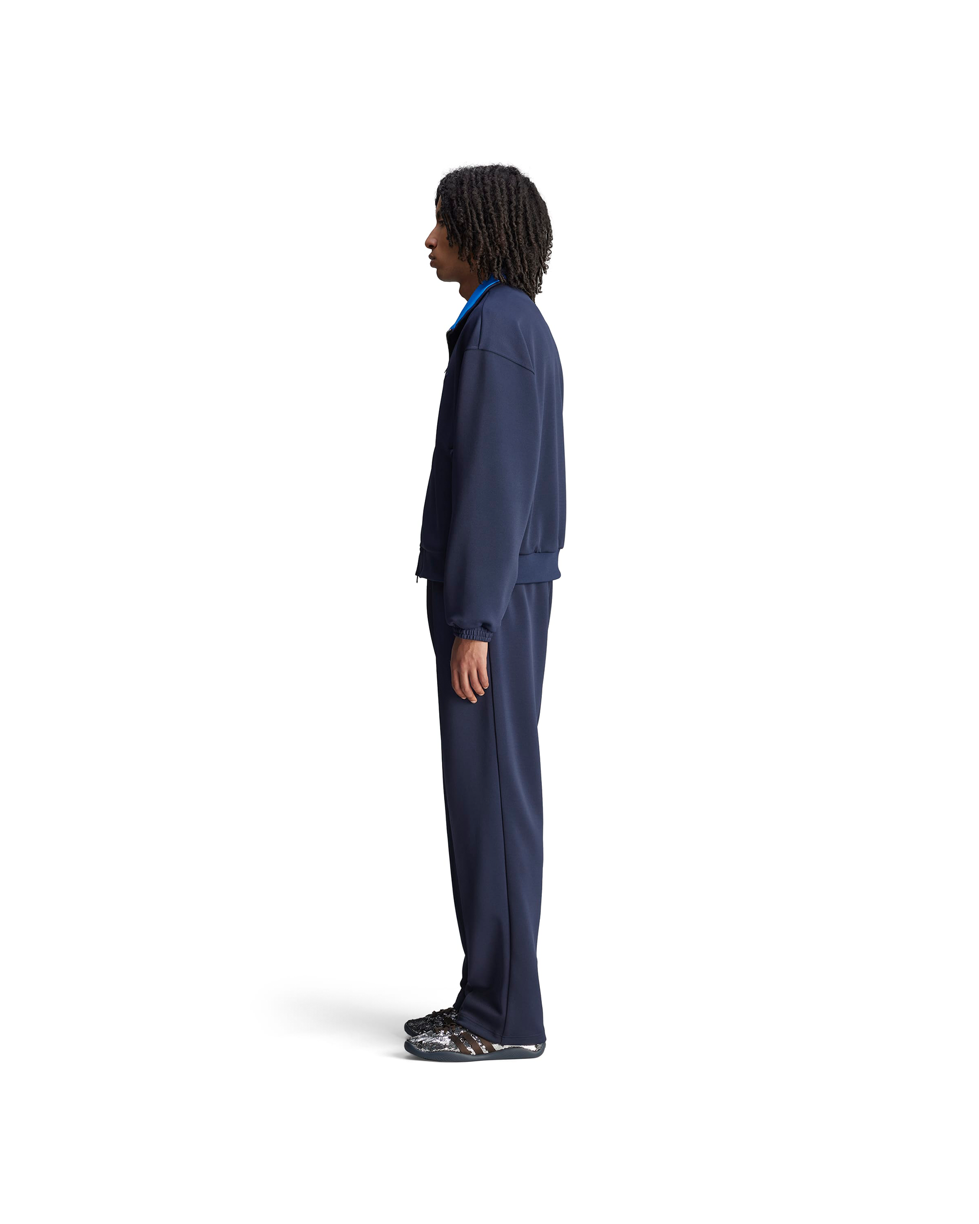 Wales Bonner Pique Track Top - Night Navy