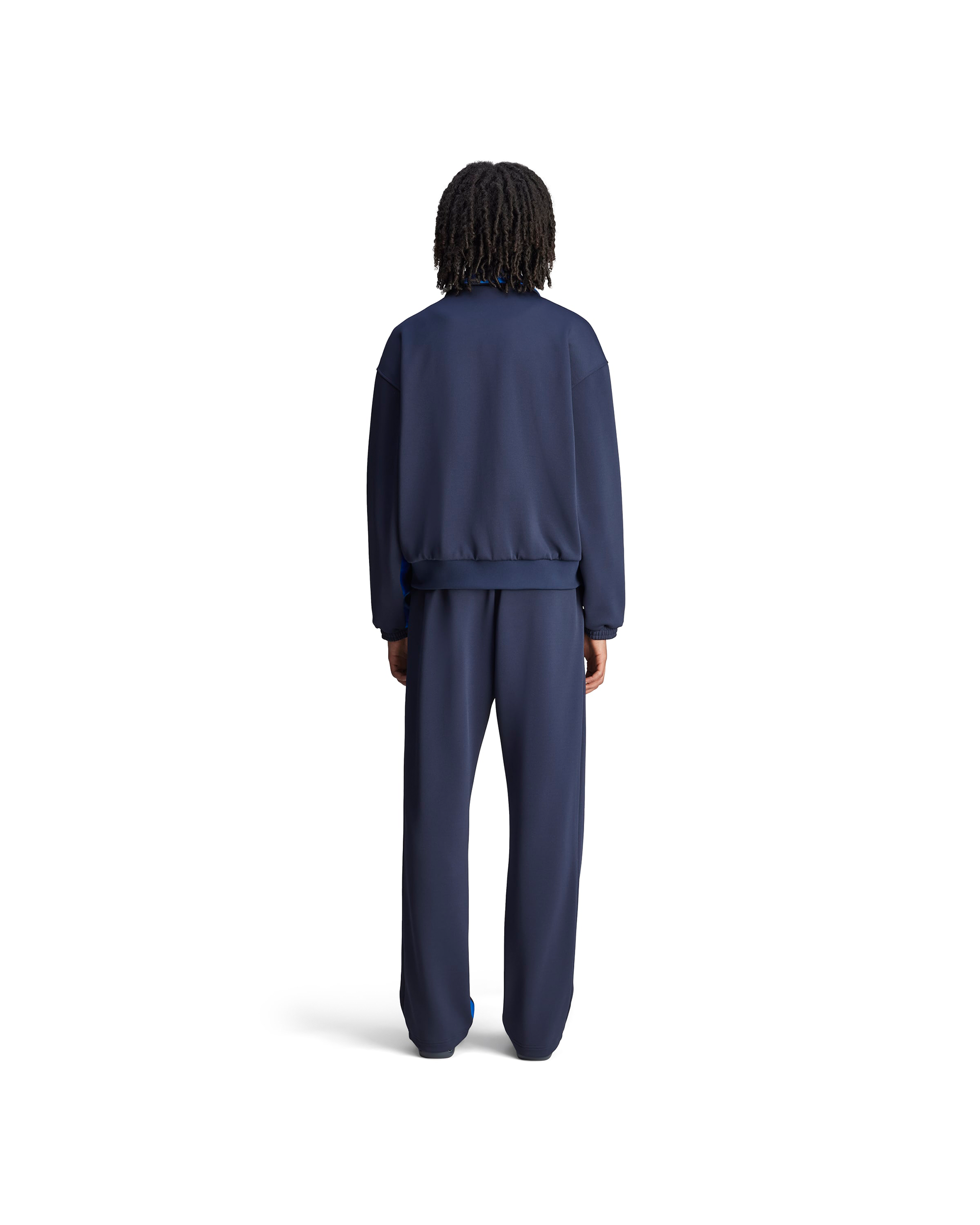 Wales Bonner Pique Track Top - Night Navy