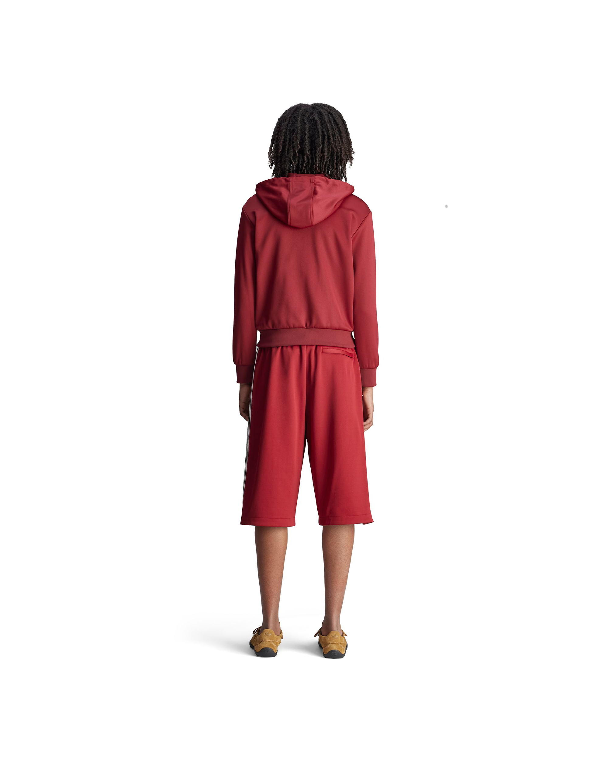 Wales Bonner Track Hoodie - Collegiate Burgundy