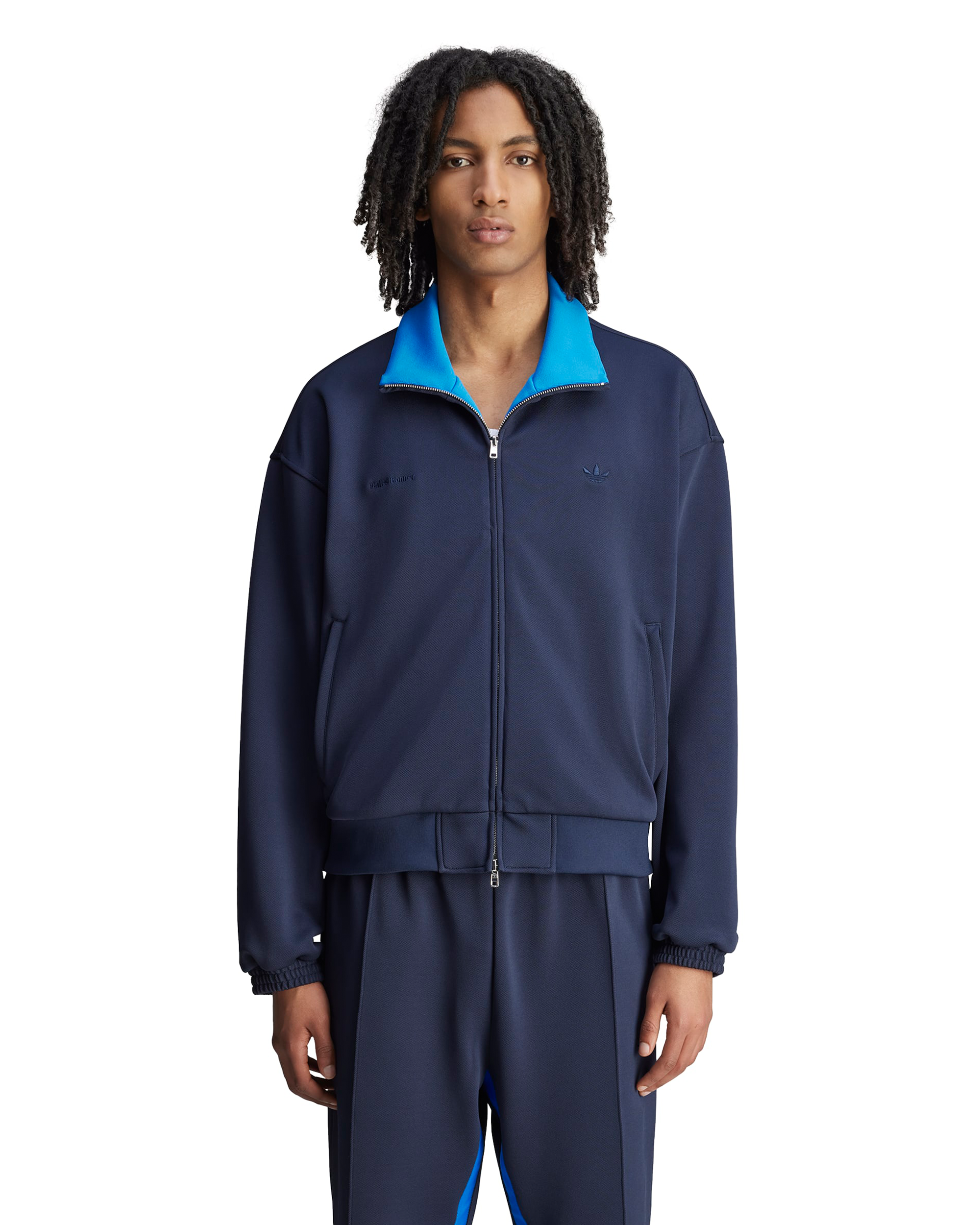 Wales Bonner Pique Track Top - Night Navy