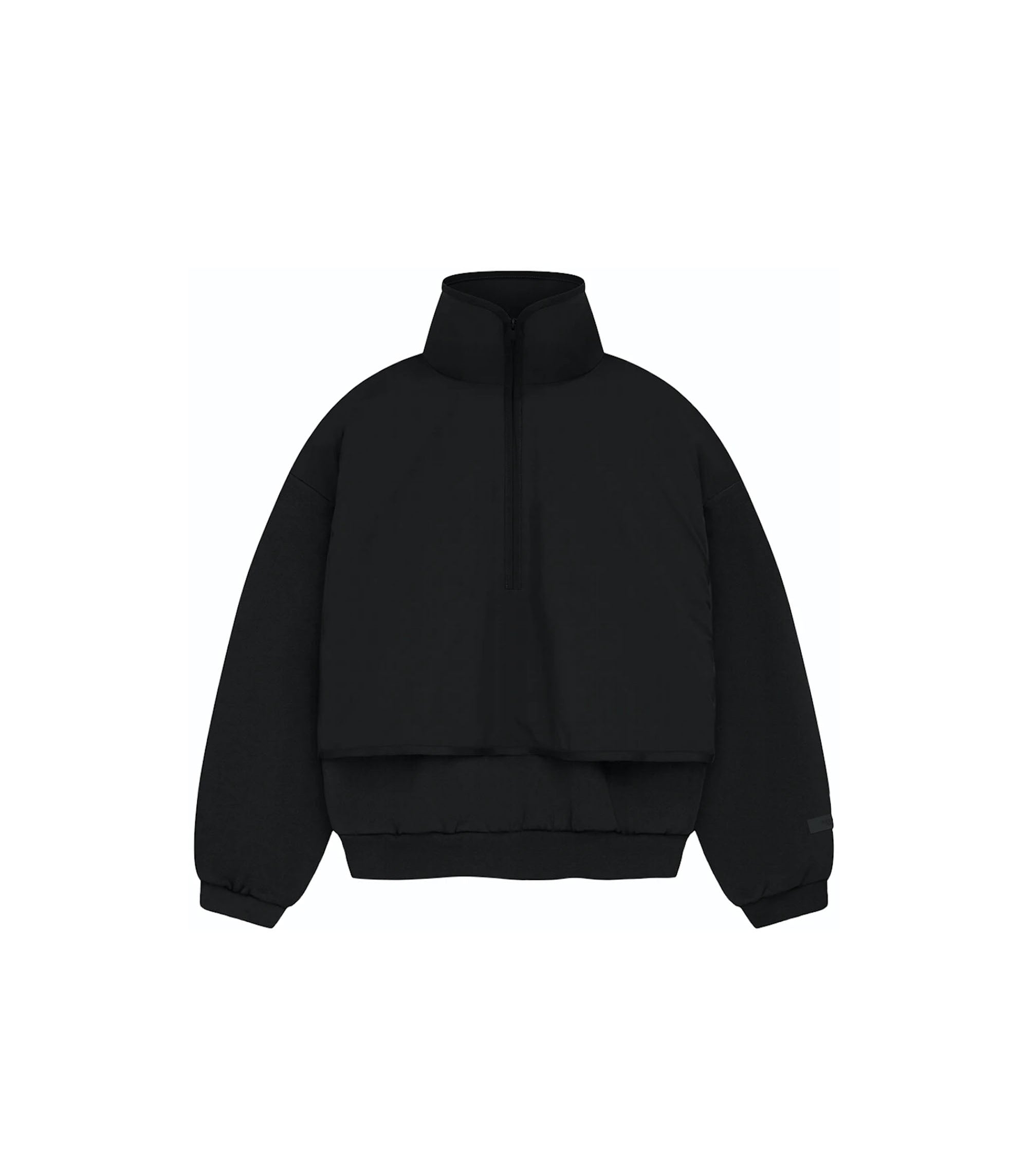Halfzip Mockneck - Jet Black
