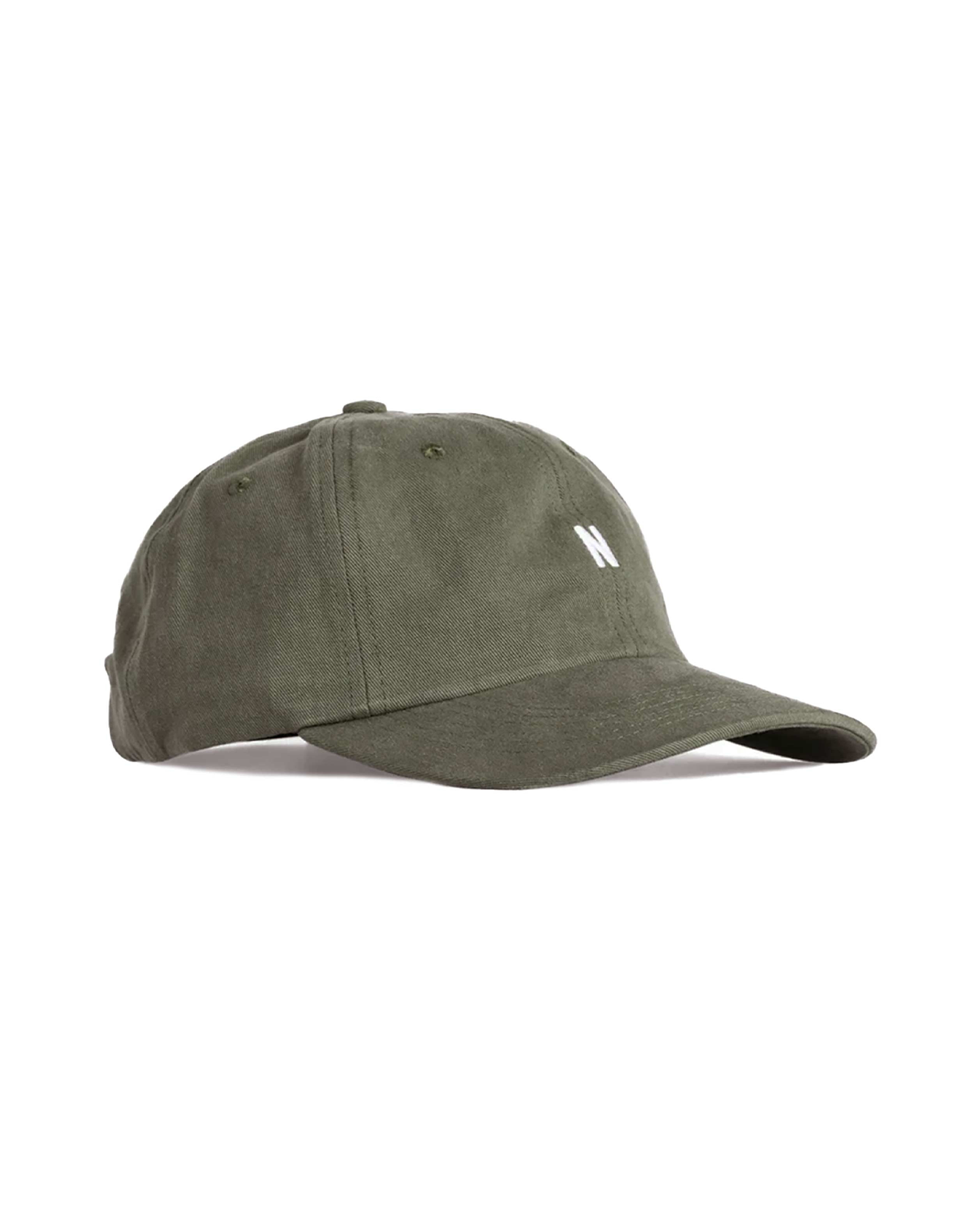 Twill Sports Cap - Sediment Green