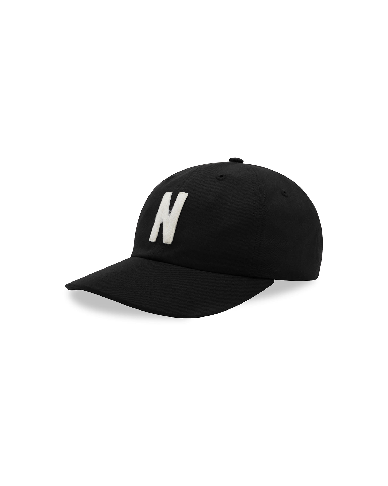 Felt N Twill Sports Cap - Black