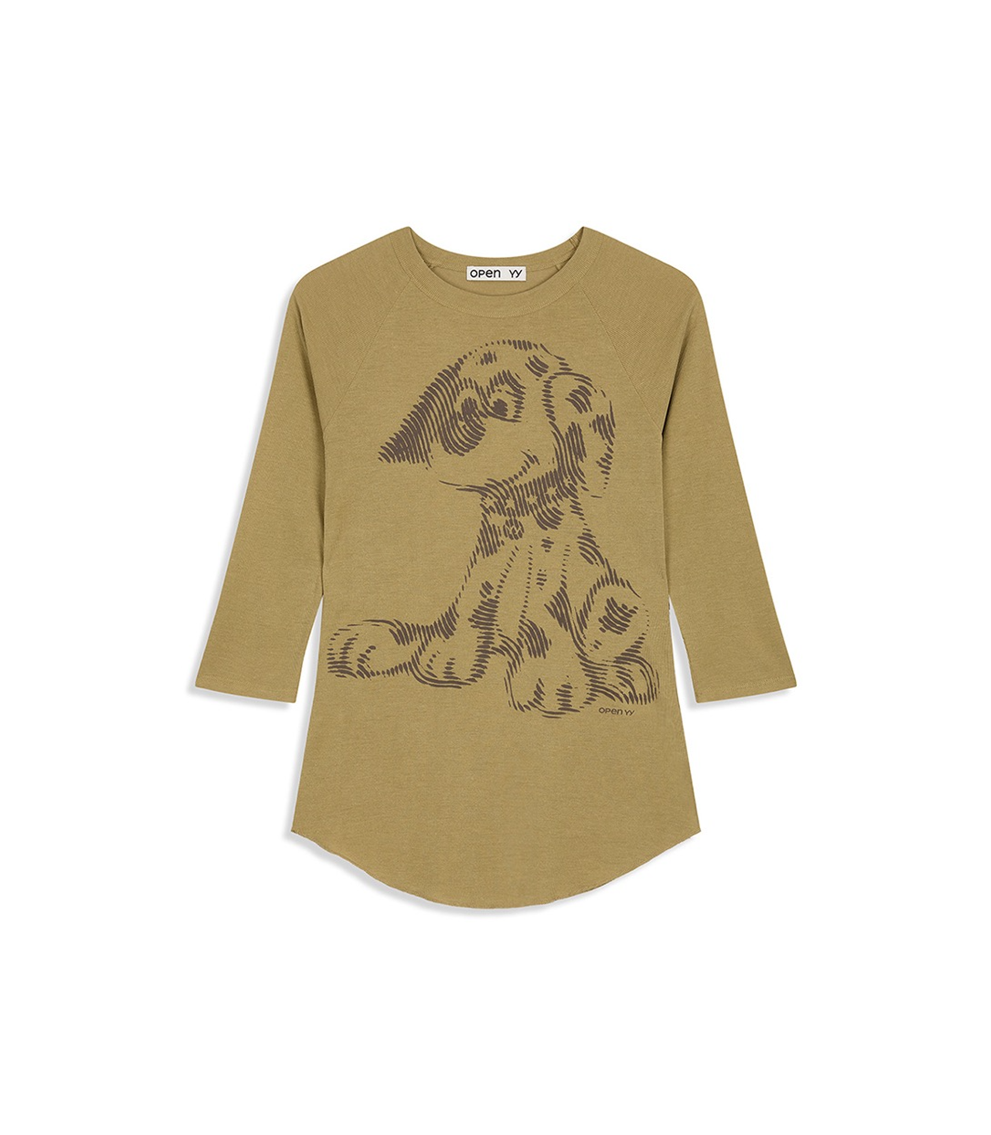 Pet Club Dalmatian Doodle T-Shirt - Mustard