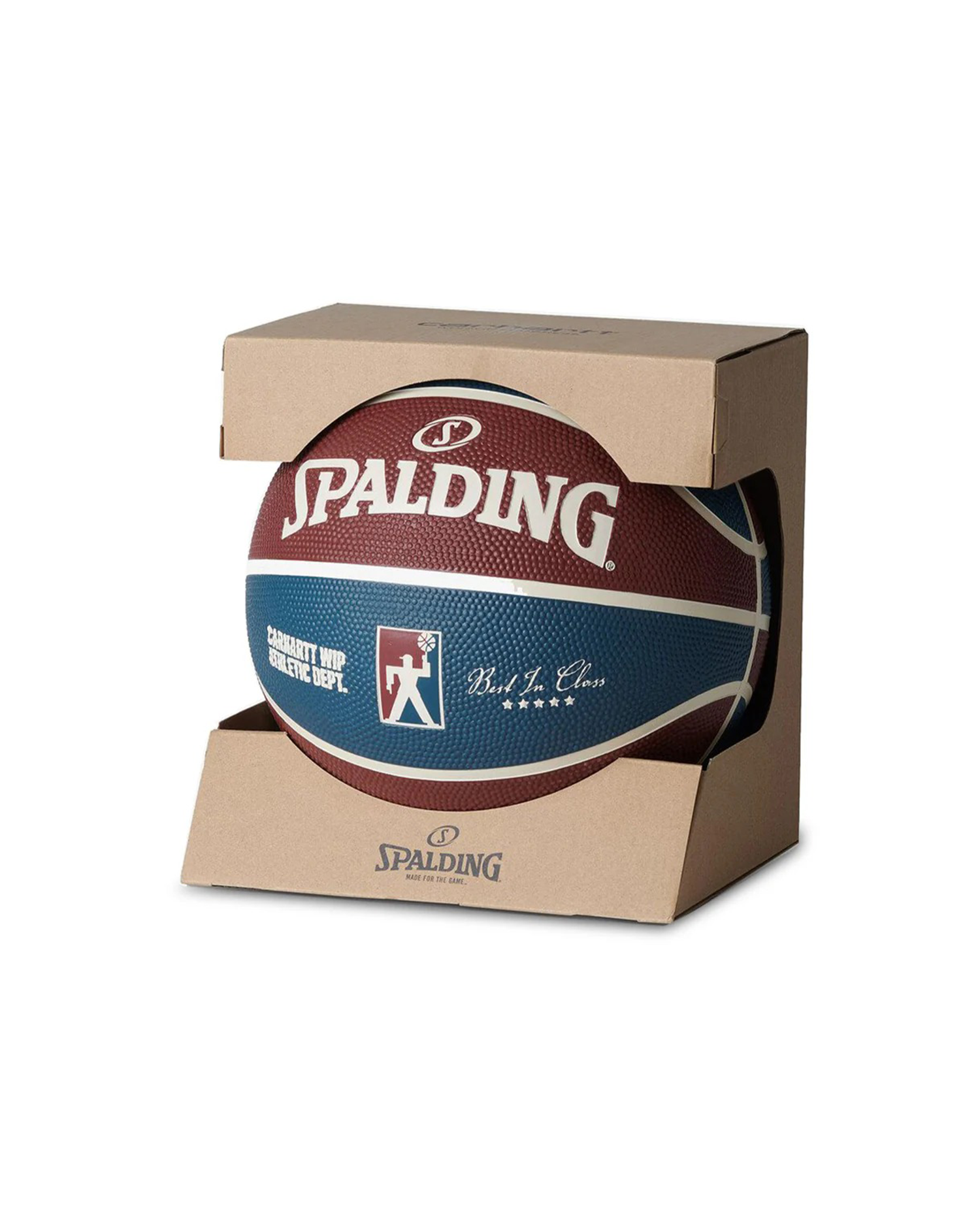 Spalding for Carhartt WIP Basketball - Mulberry / Dusky Blue