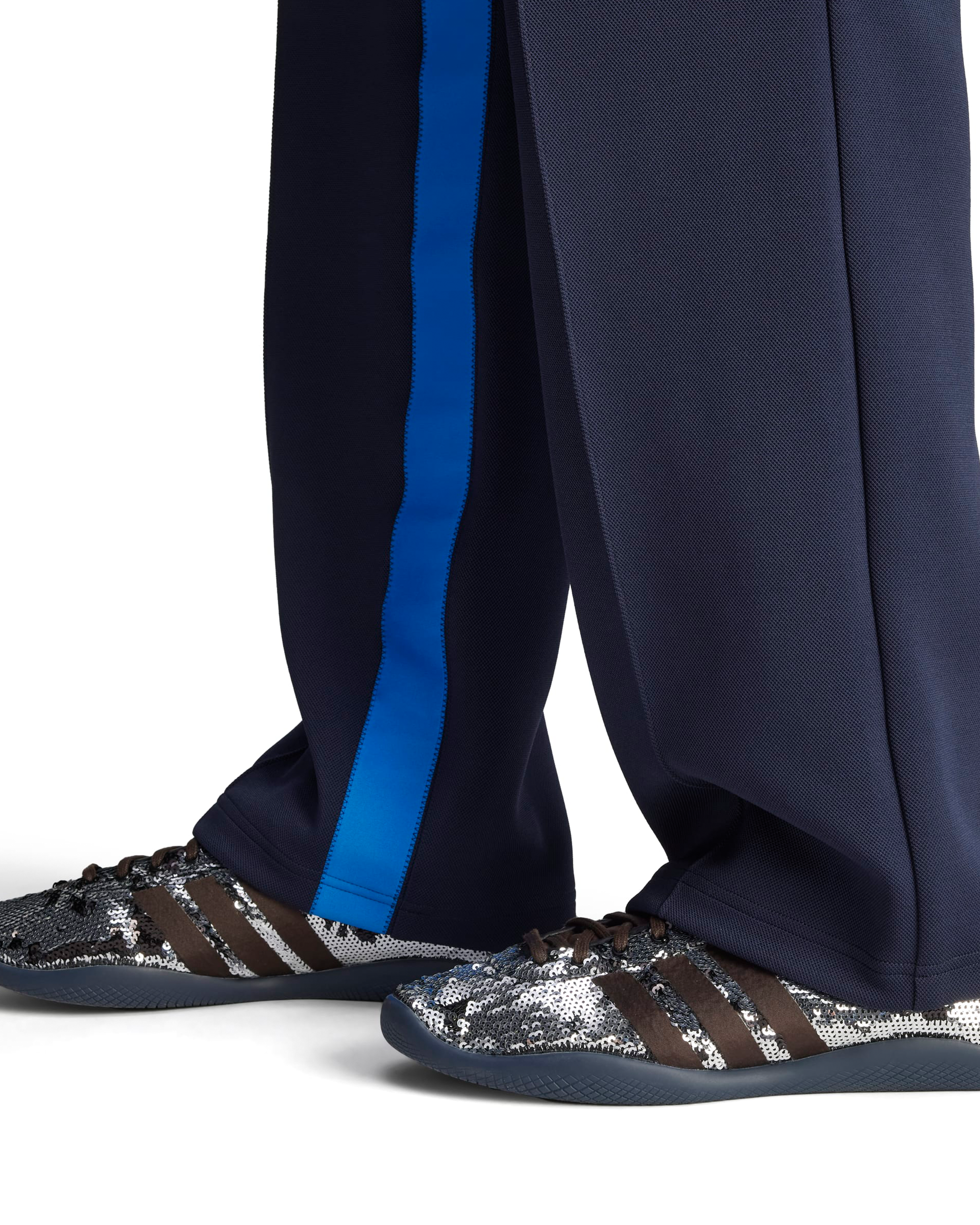 Wales Bonner Pique Track Pants - Night Navy