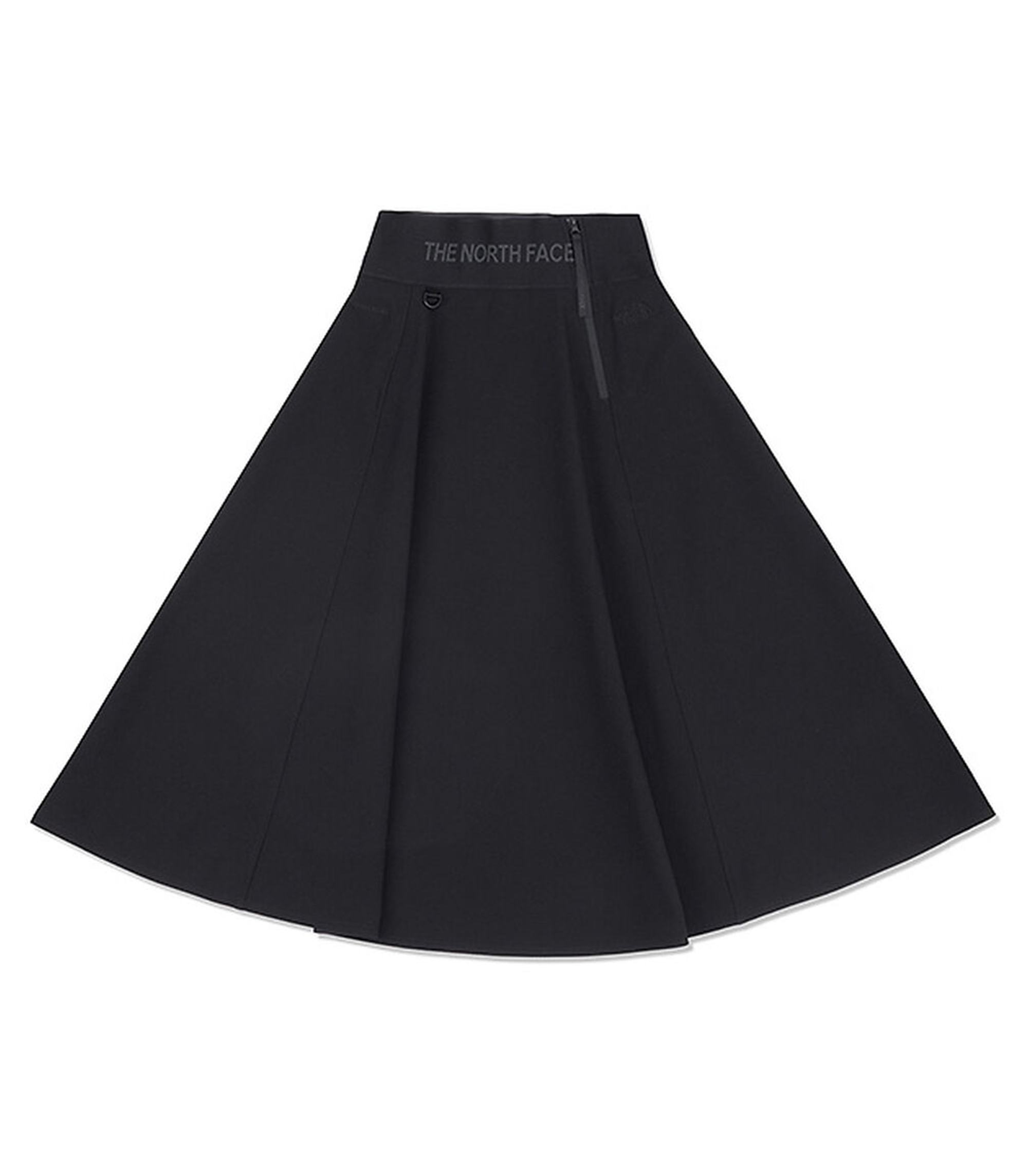 Women's Comfort Easy Circle Skirt - Black