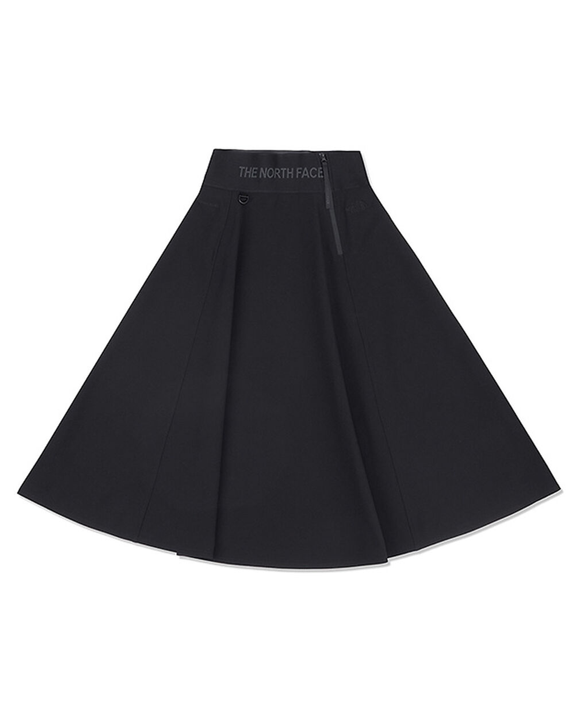 Women's Comfort Easy Circle Skirt - Black