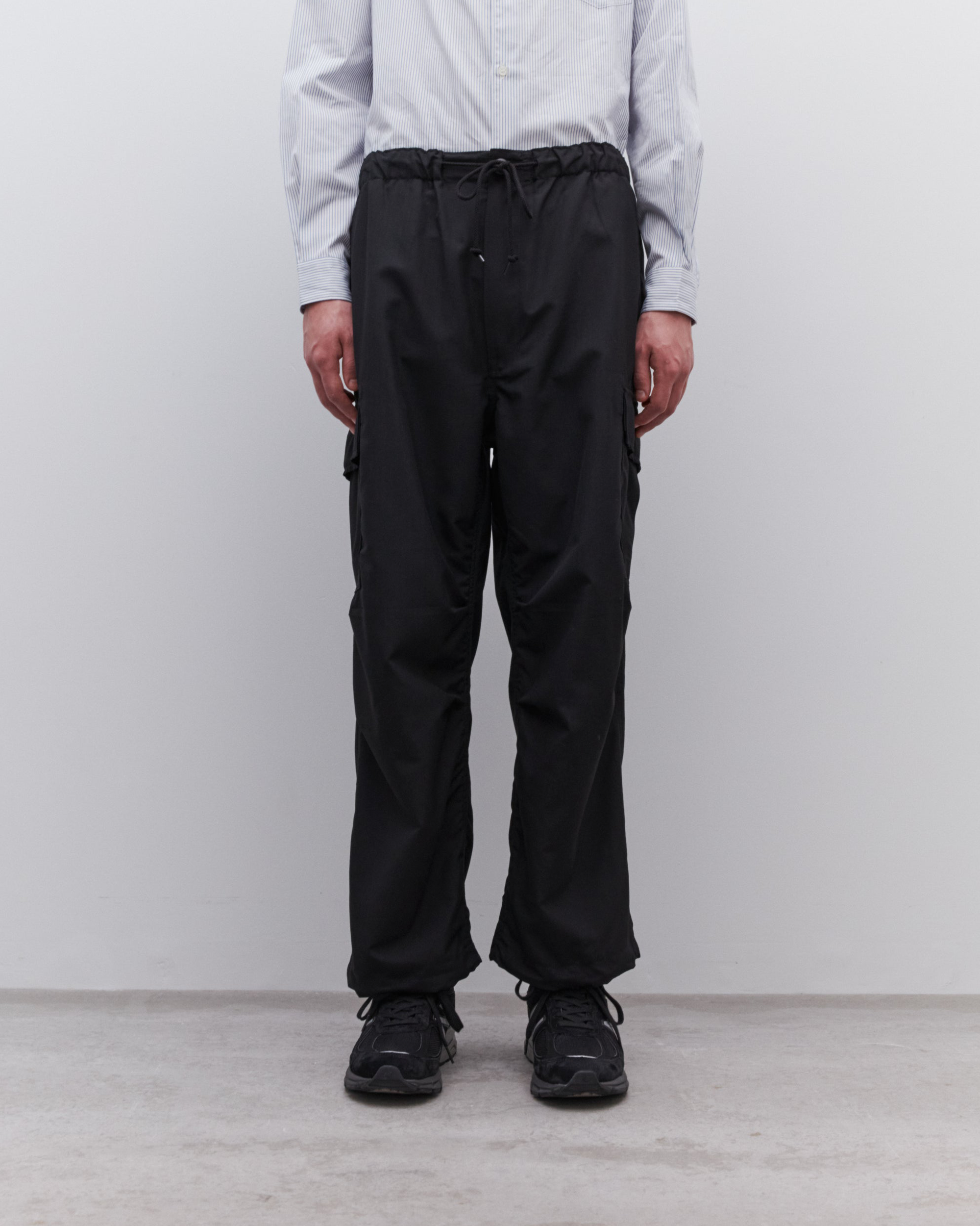 Patchwork Cargo Pant - Black