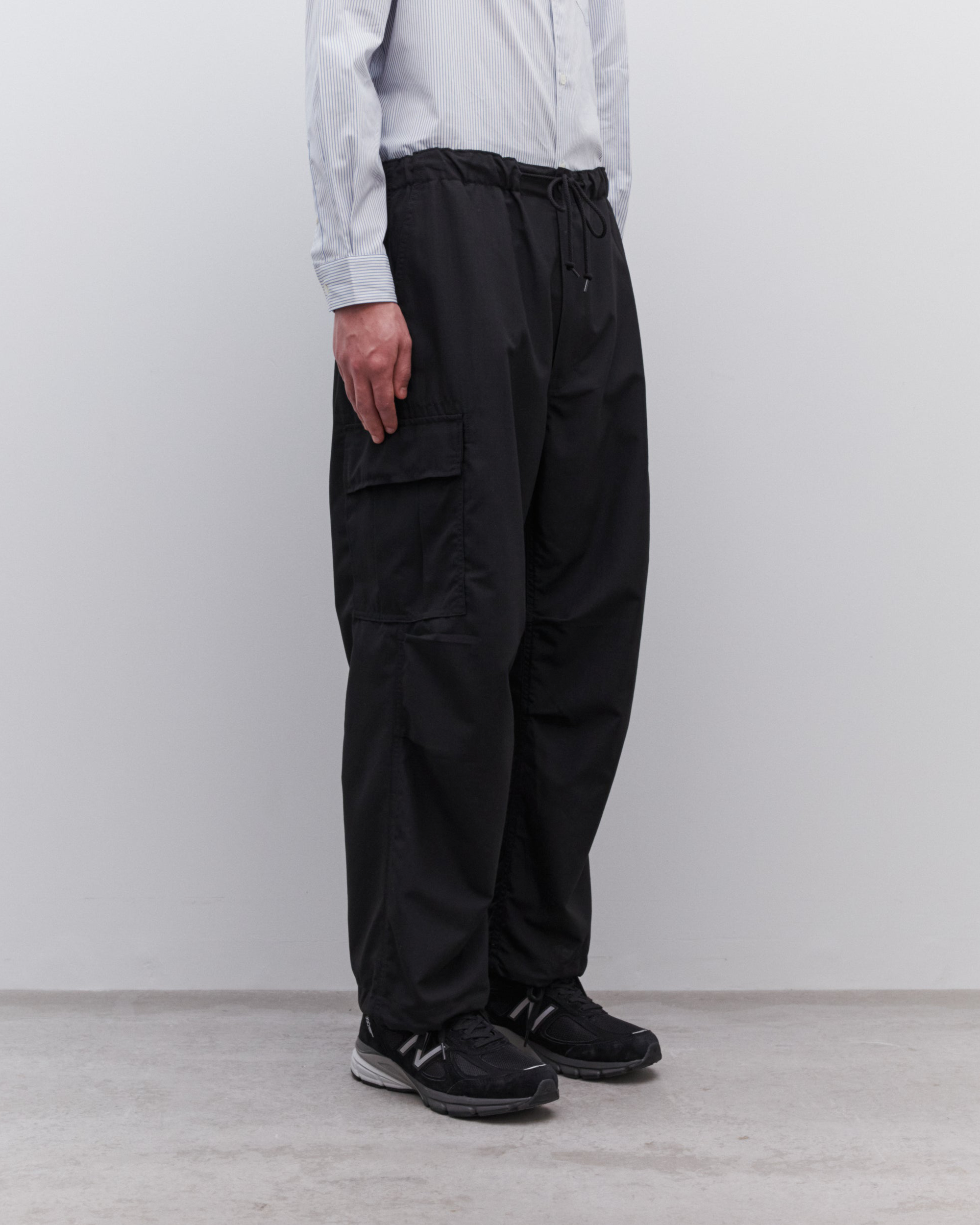 Patchwork Cargo Pant - Black