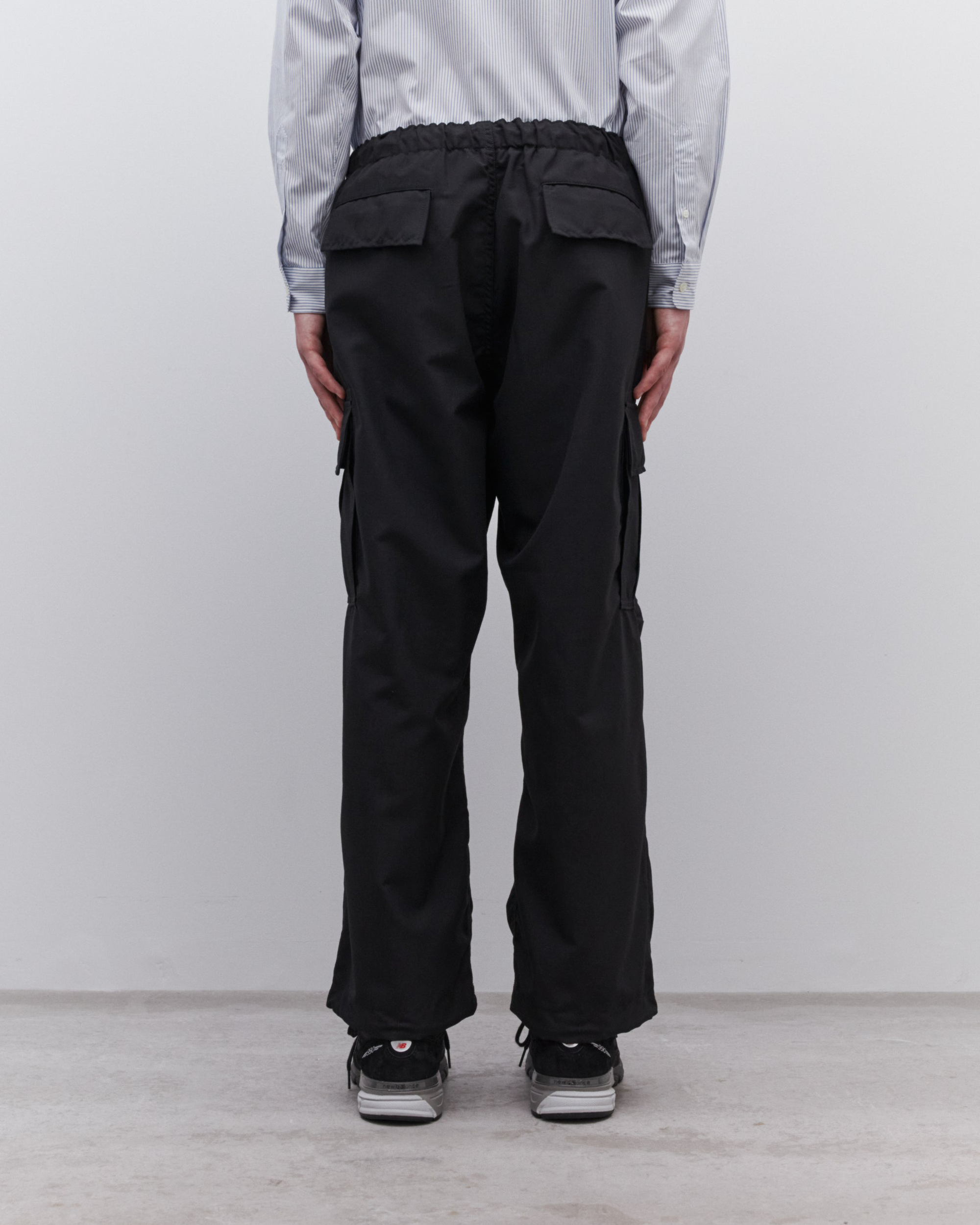 Patchwork Cargo Pant - Black