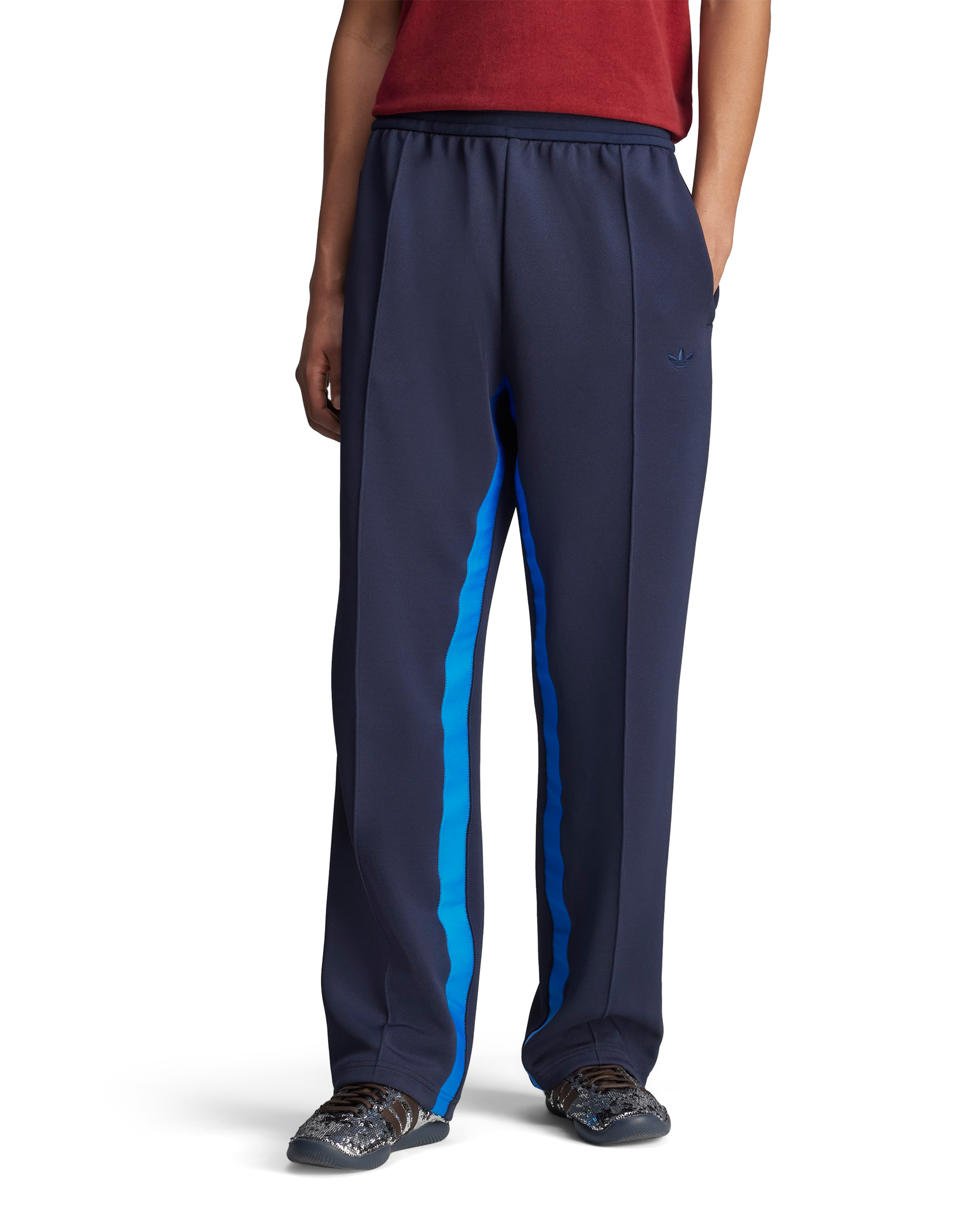 Wales Bonner Pique Track Pants - Night Navy