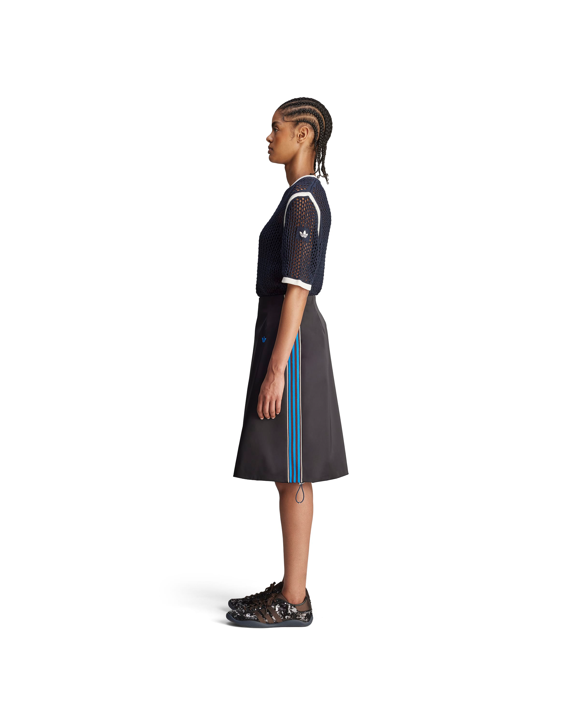 Wales Bonner Women's Satin Skirt - Black