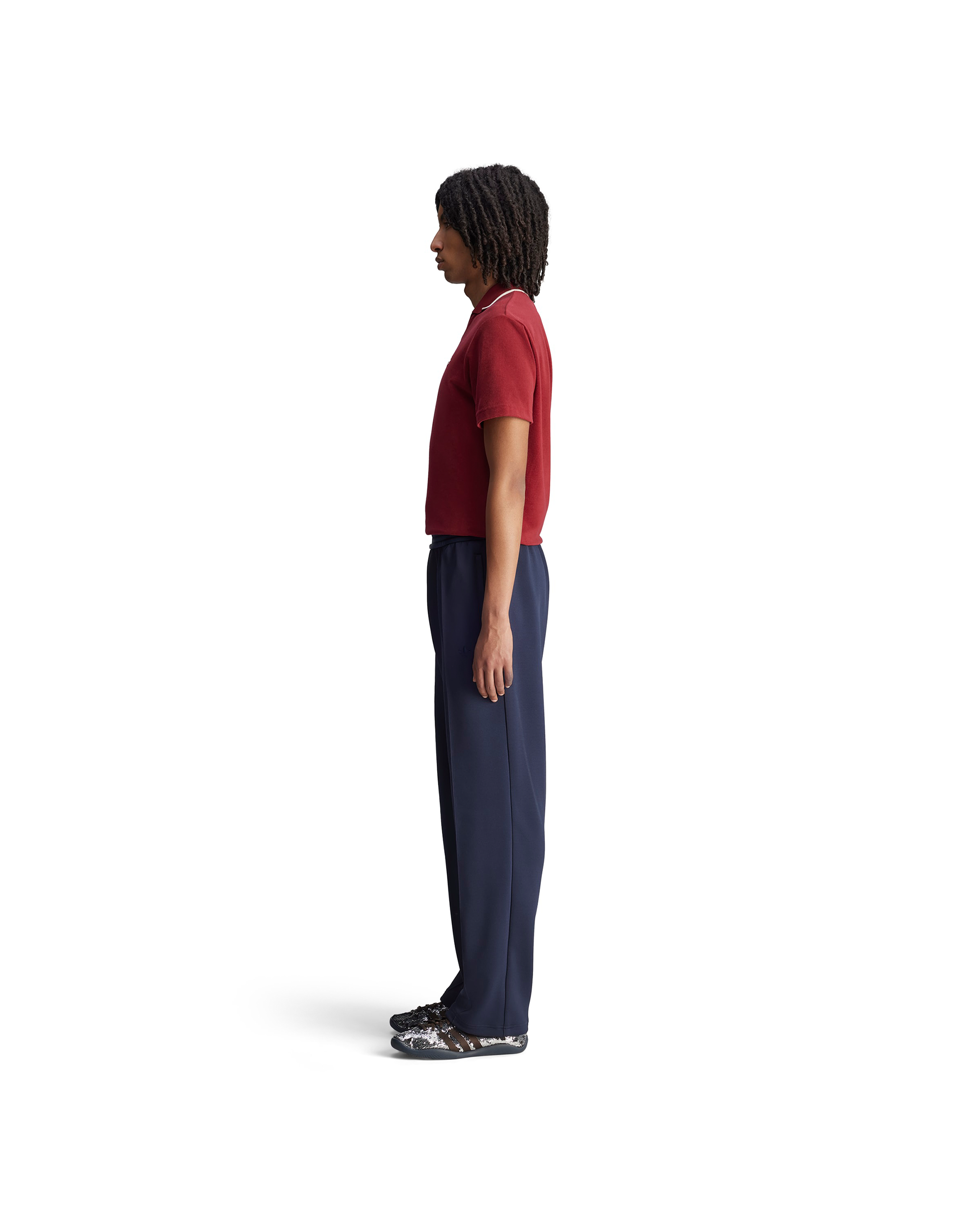 Wales Bonner Pique Track Pants - Night Navy