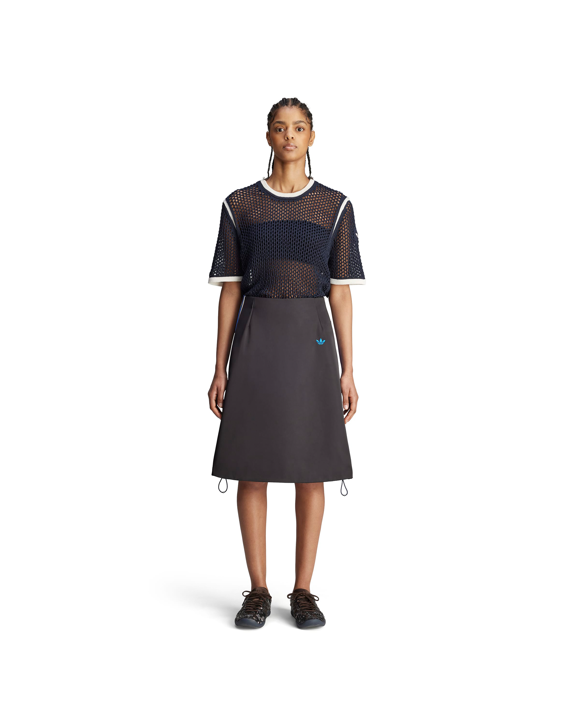 Wales Bonner Women's Satin Skirt - Black
