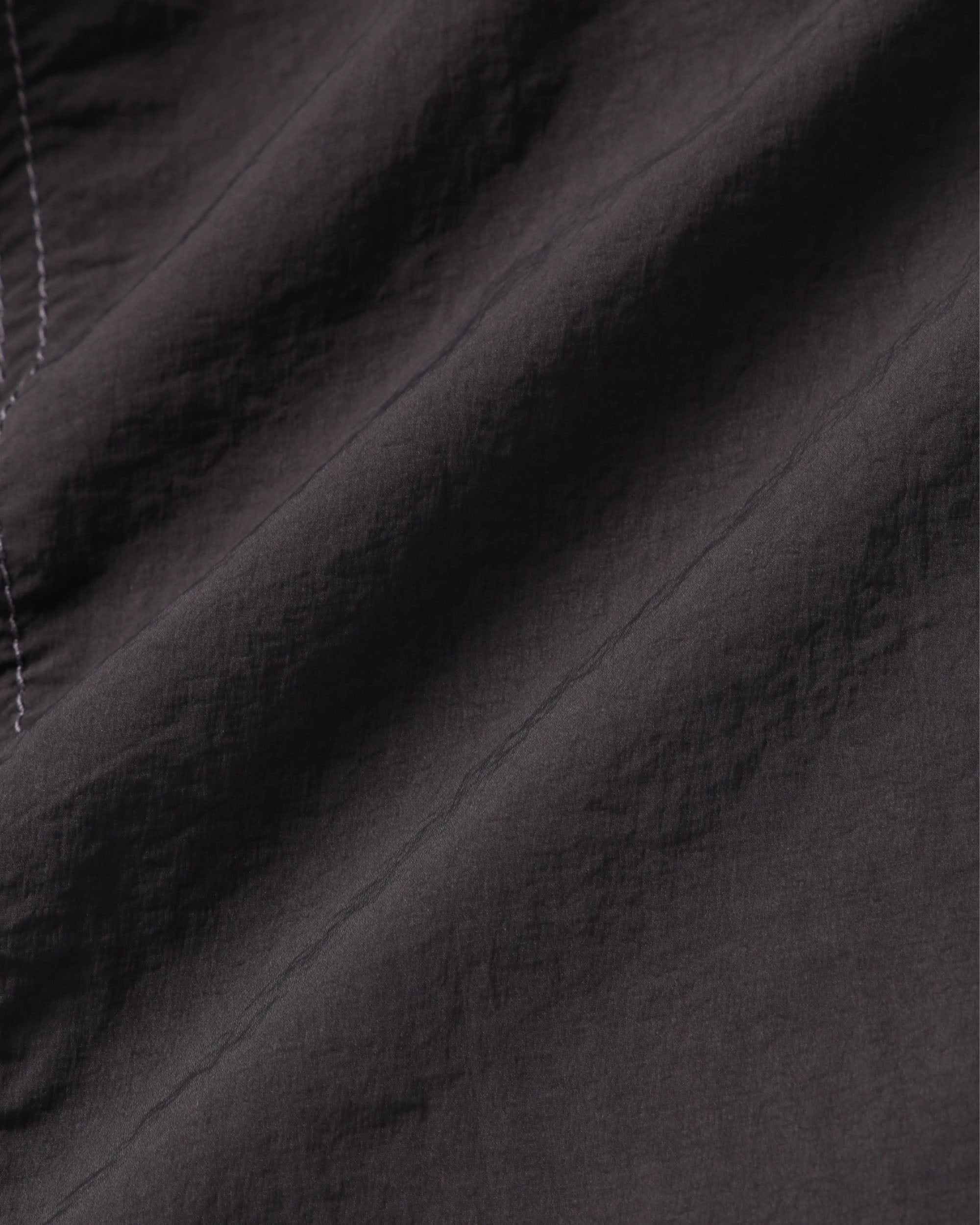 Crinkled Nylon Tiered Skirt 2  - Charcoal