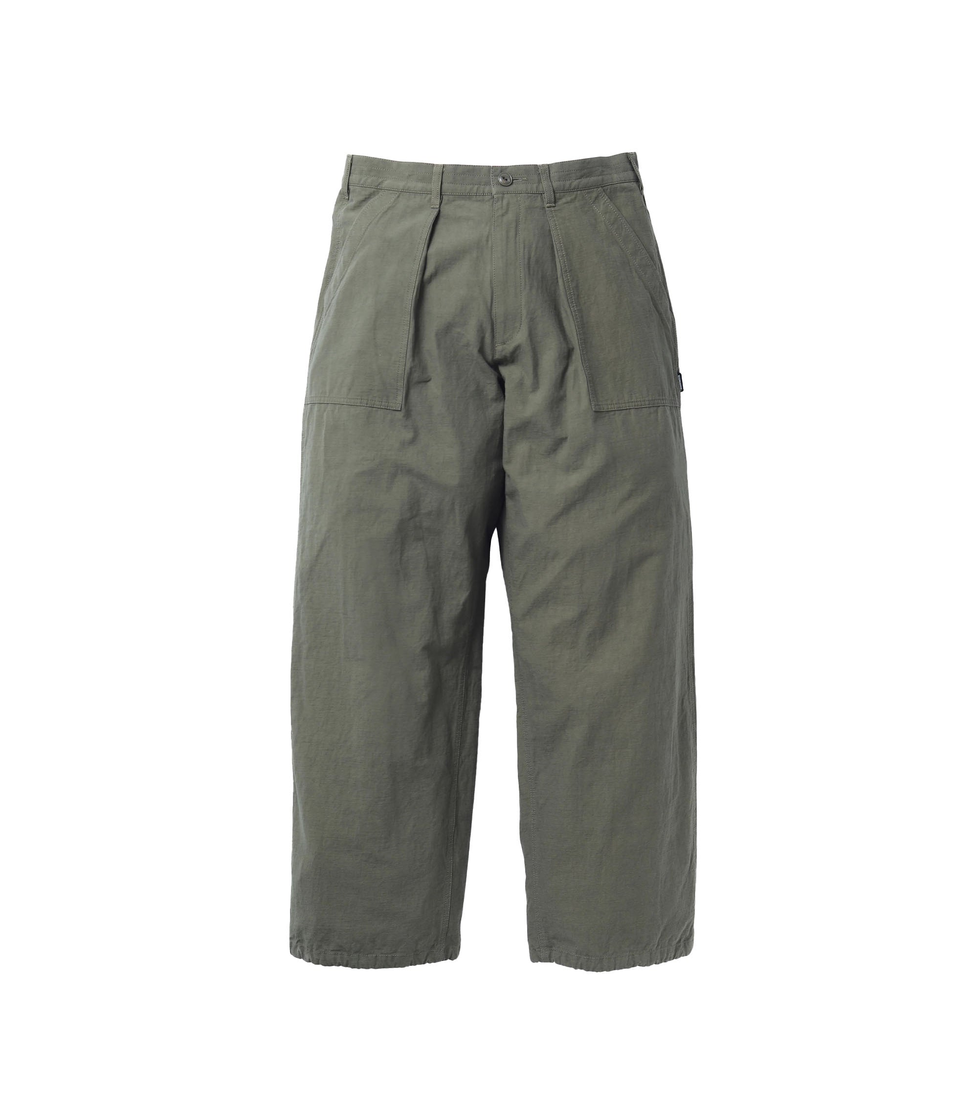 Wide Baker Pants - Olive Drab