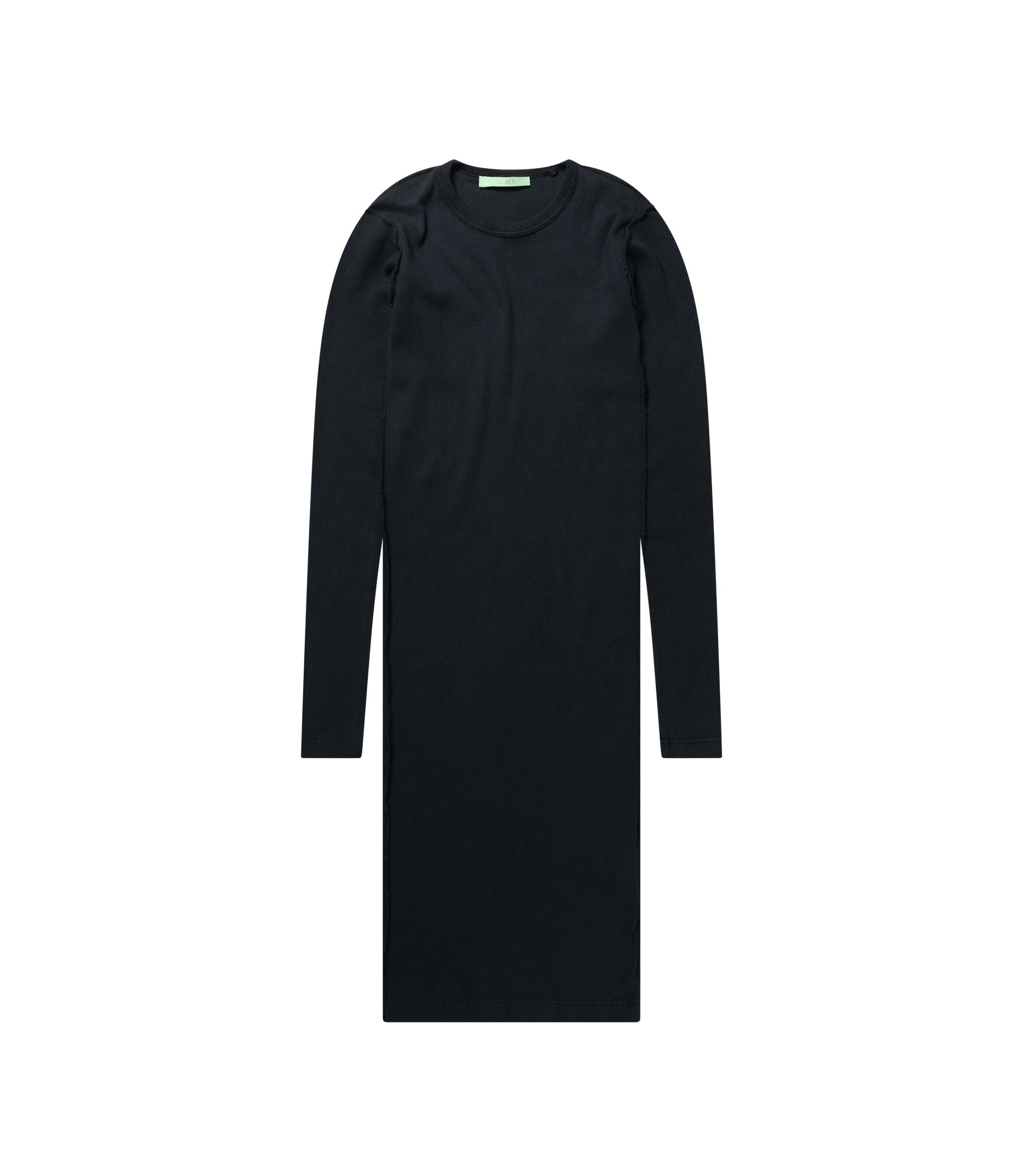 Ancient Temple LS Dress - Black