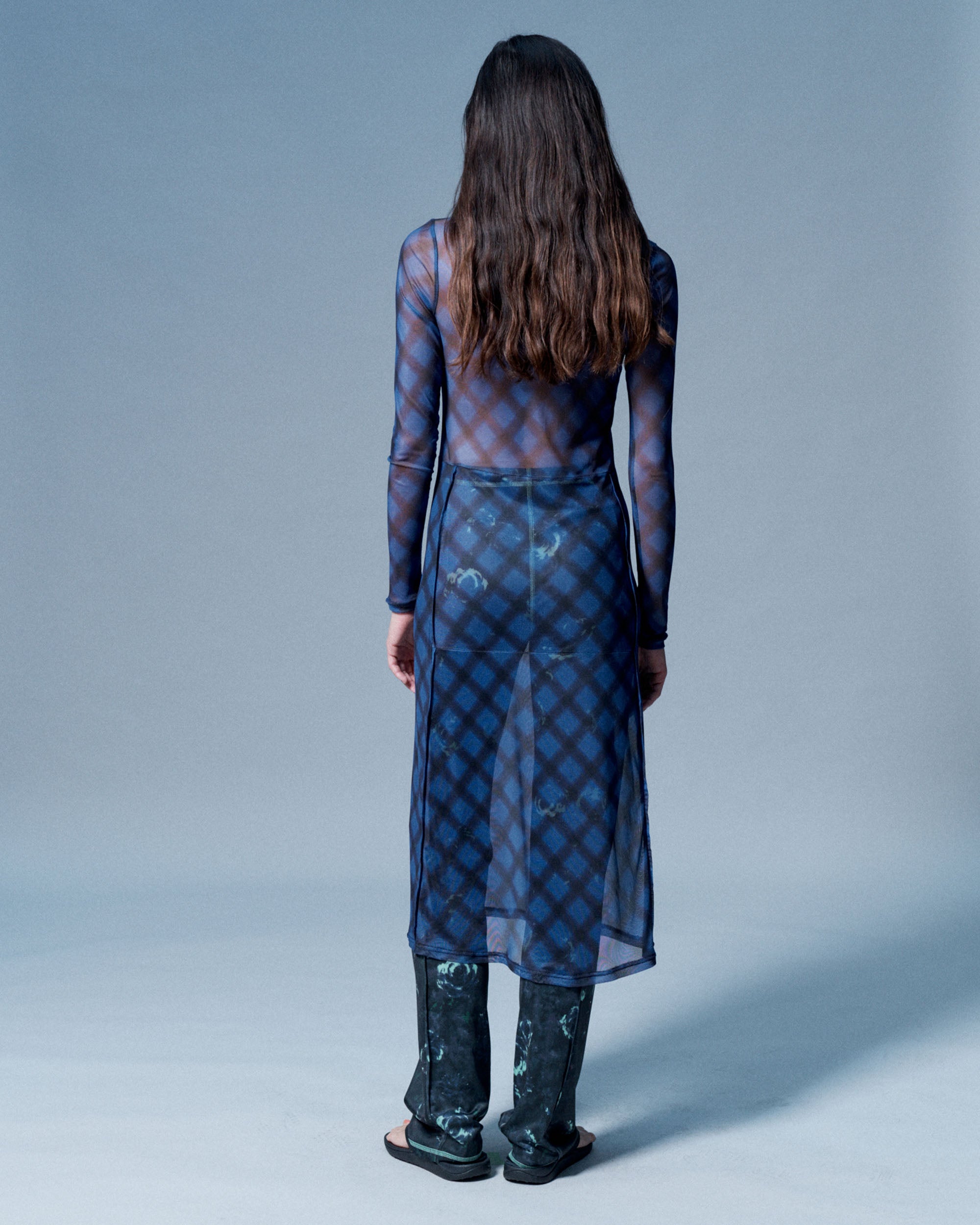 Criss-Cross Dress - Blue