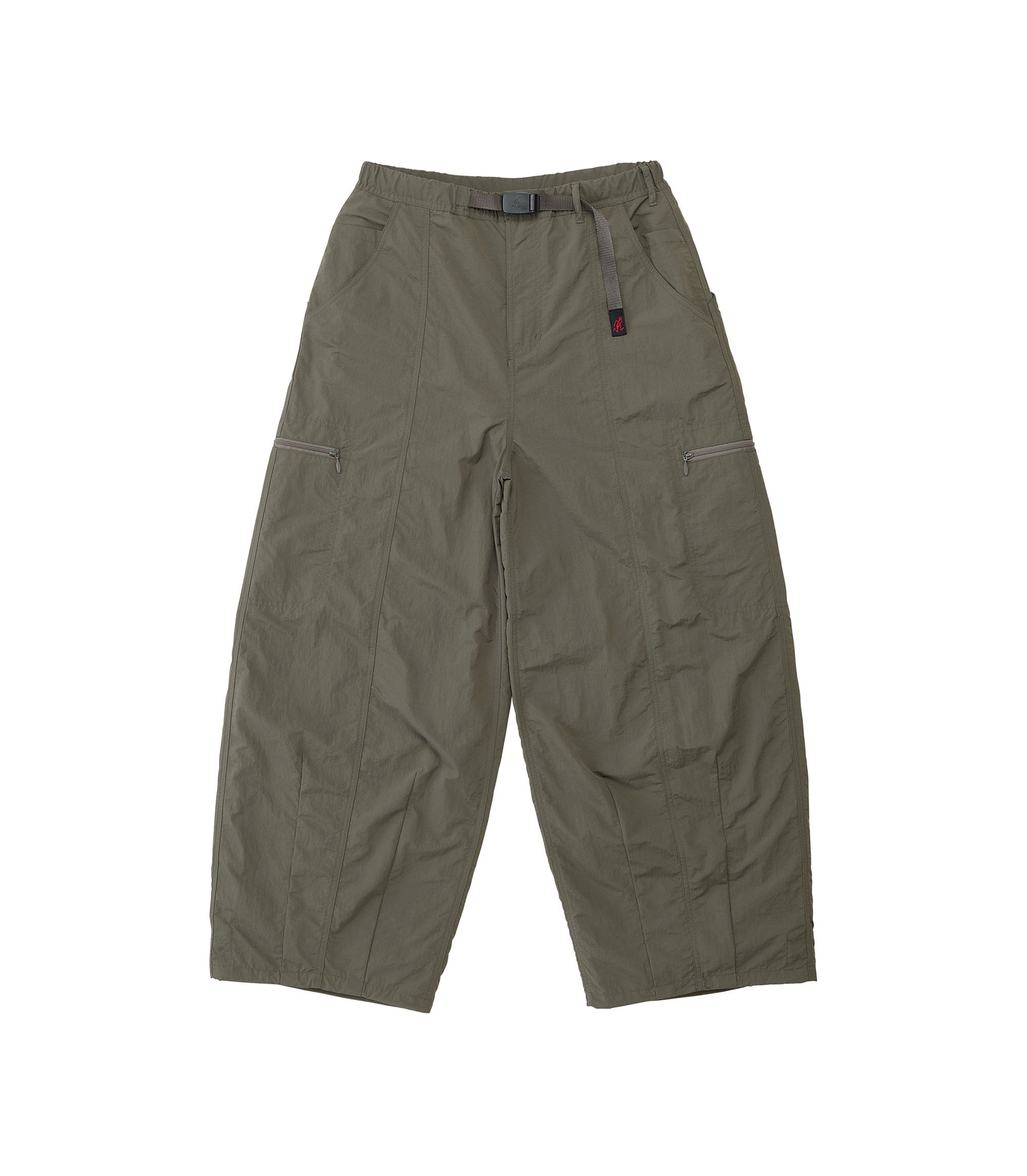 Nylon Loose Balloon Pant - Burnt Olive