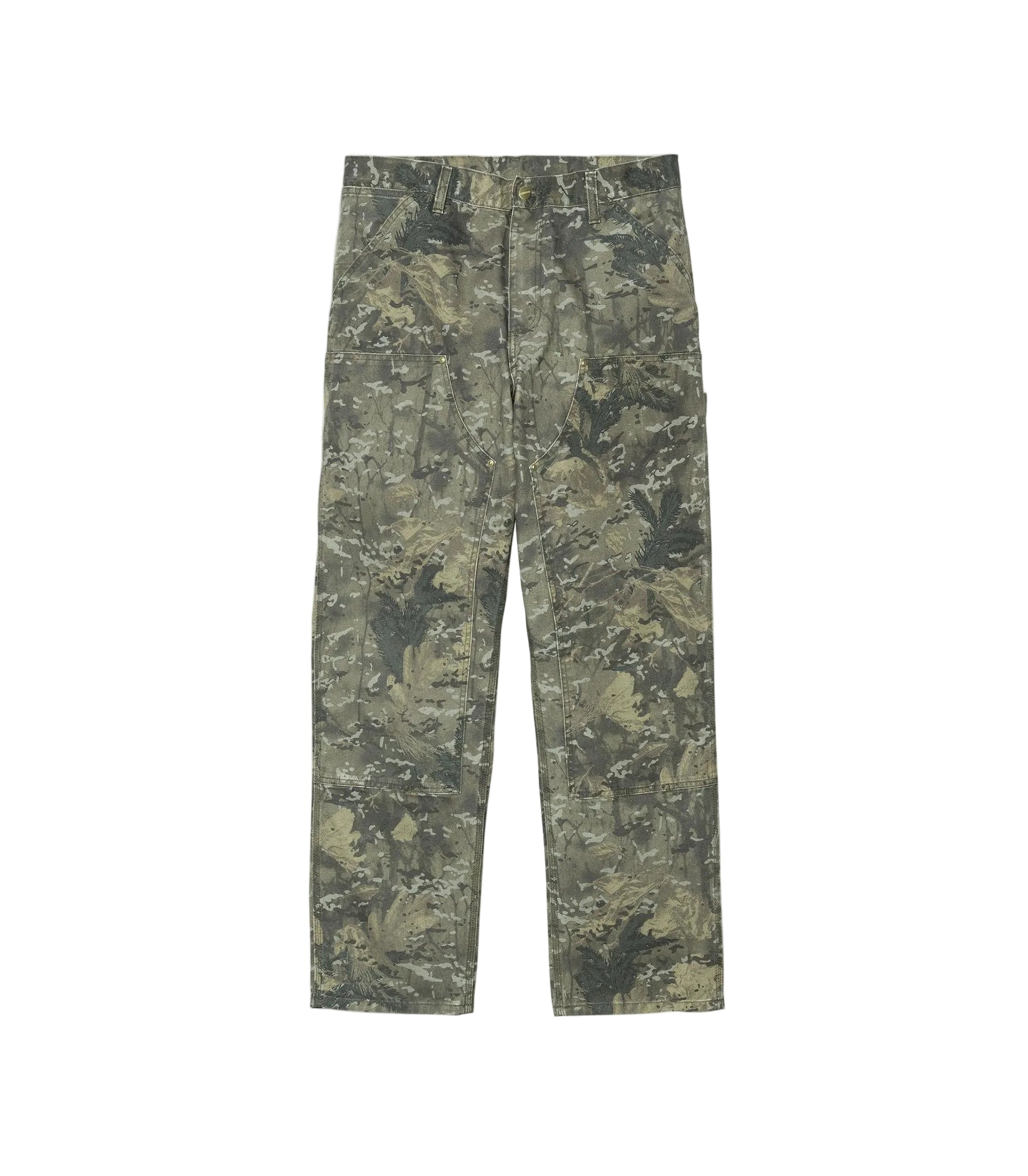 Double Knee Pant - Camo Combi / Green / Black
