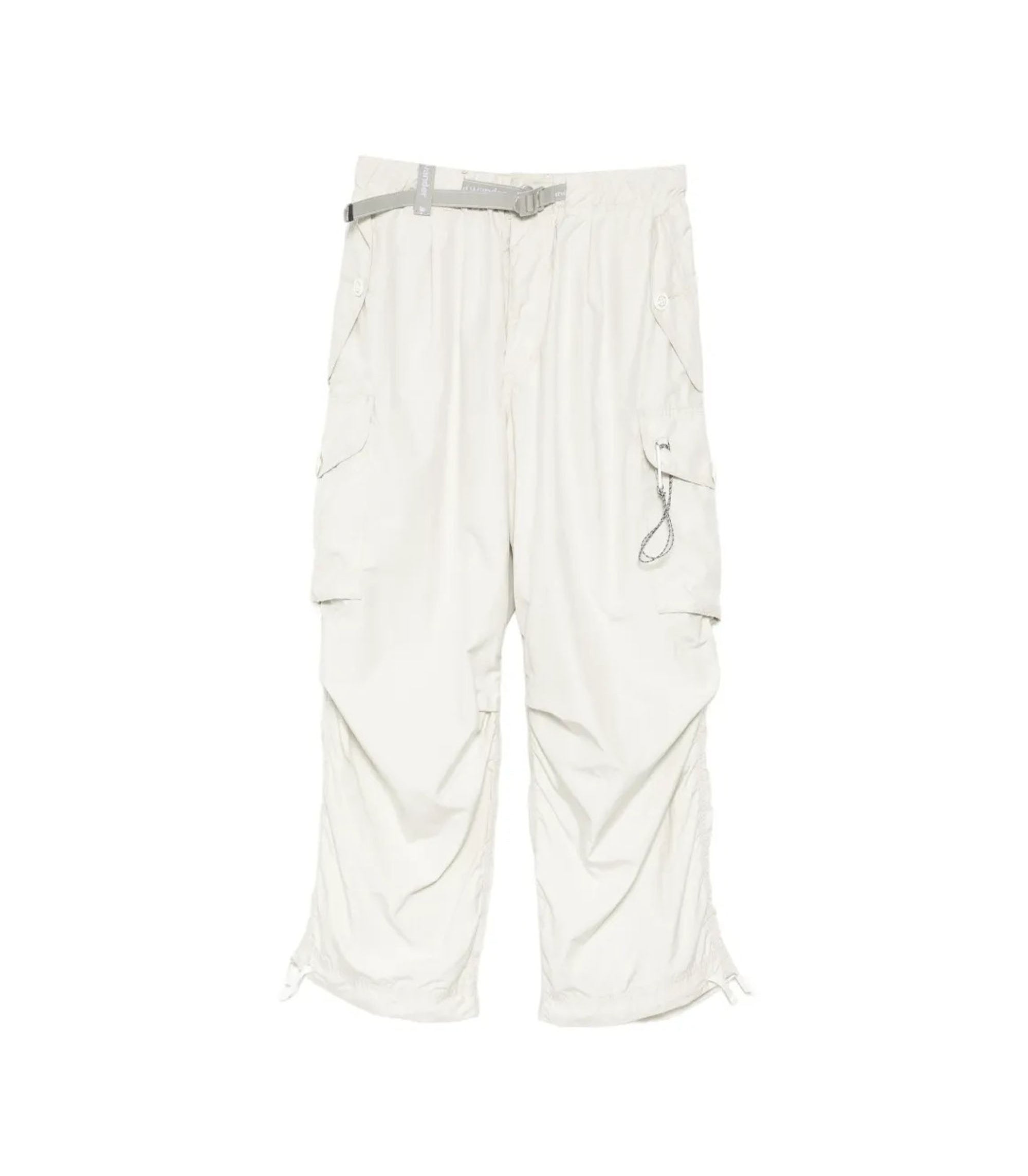 Oversized Cargo Pants - White