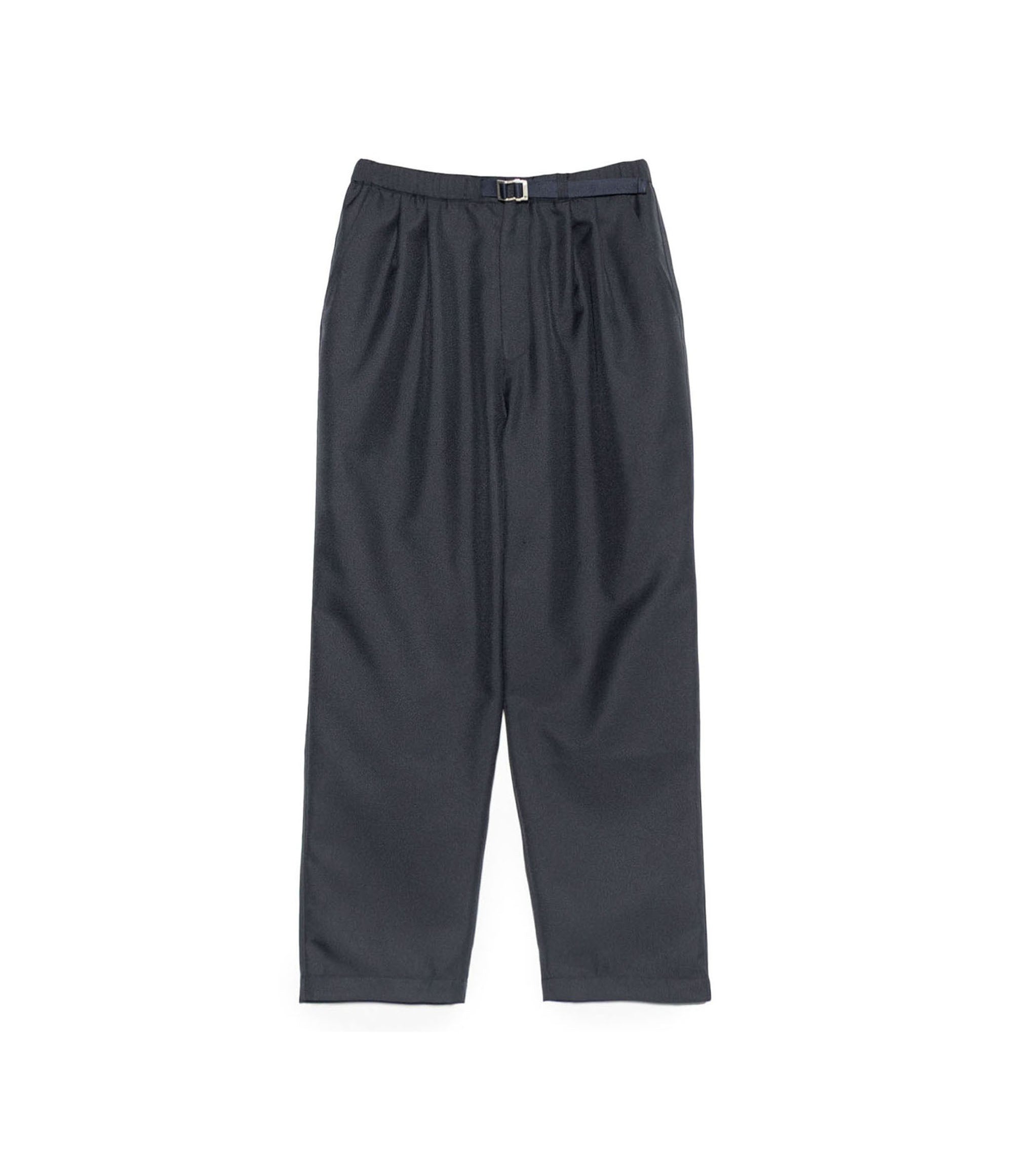 Polyester Twill Club Buckle Pants - Dark Navy