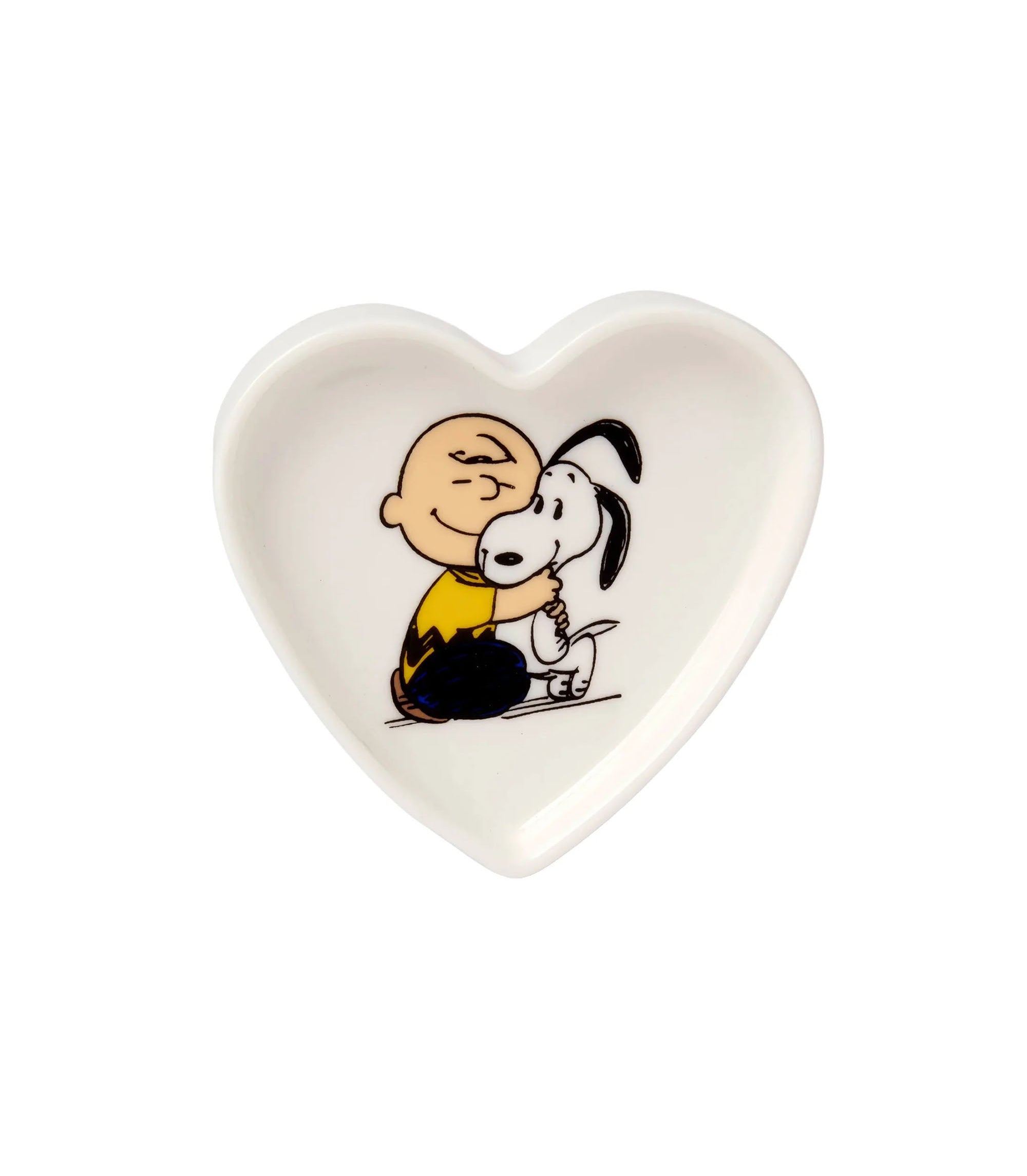 Peanuts Heart Puppy Trinket Dish - Cream