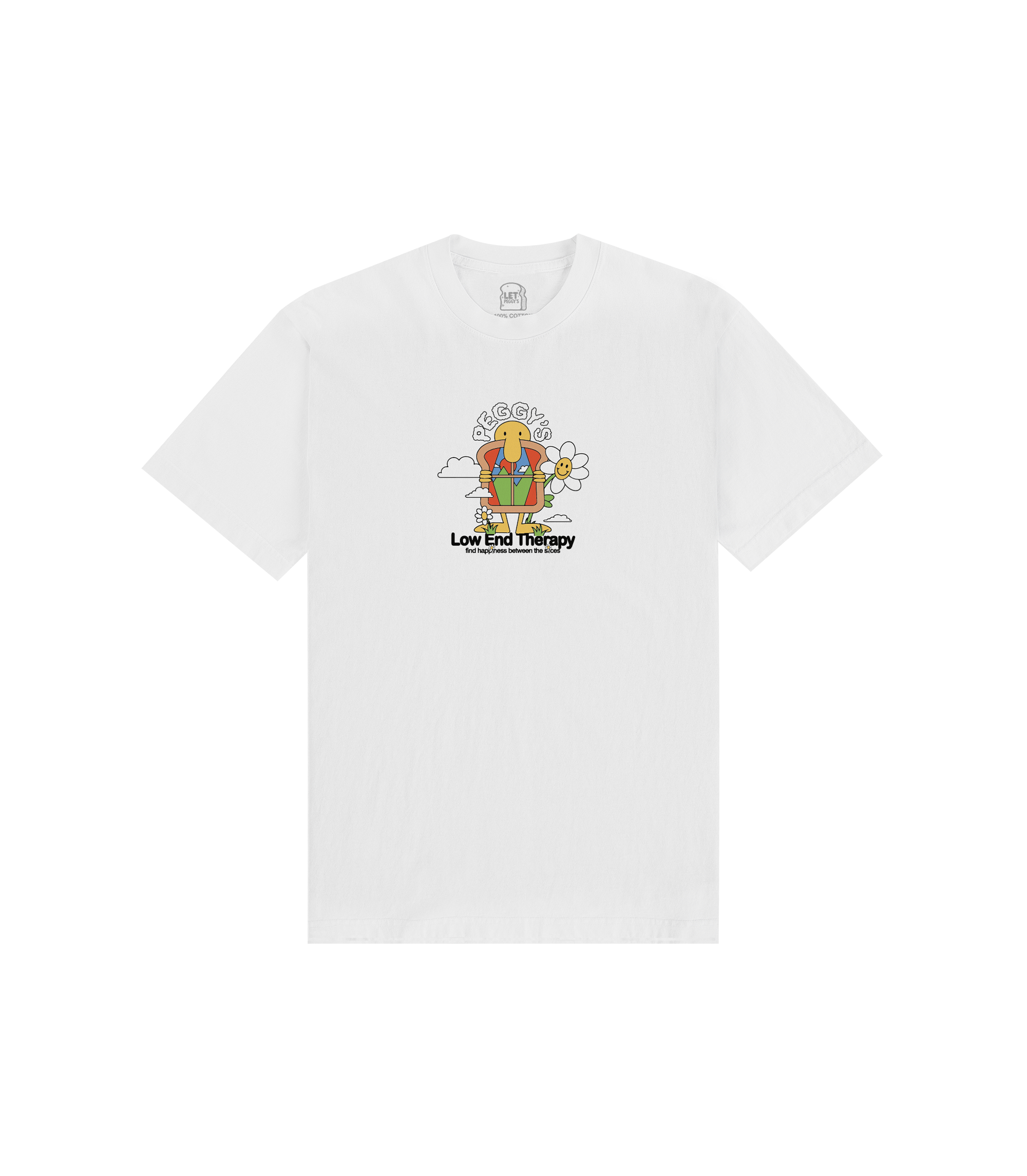 Peggys Between The Slices T-Shirt - White