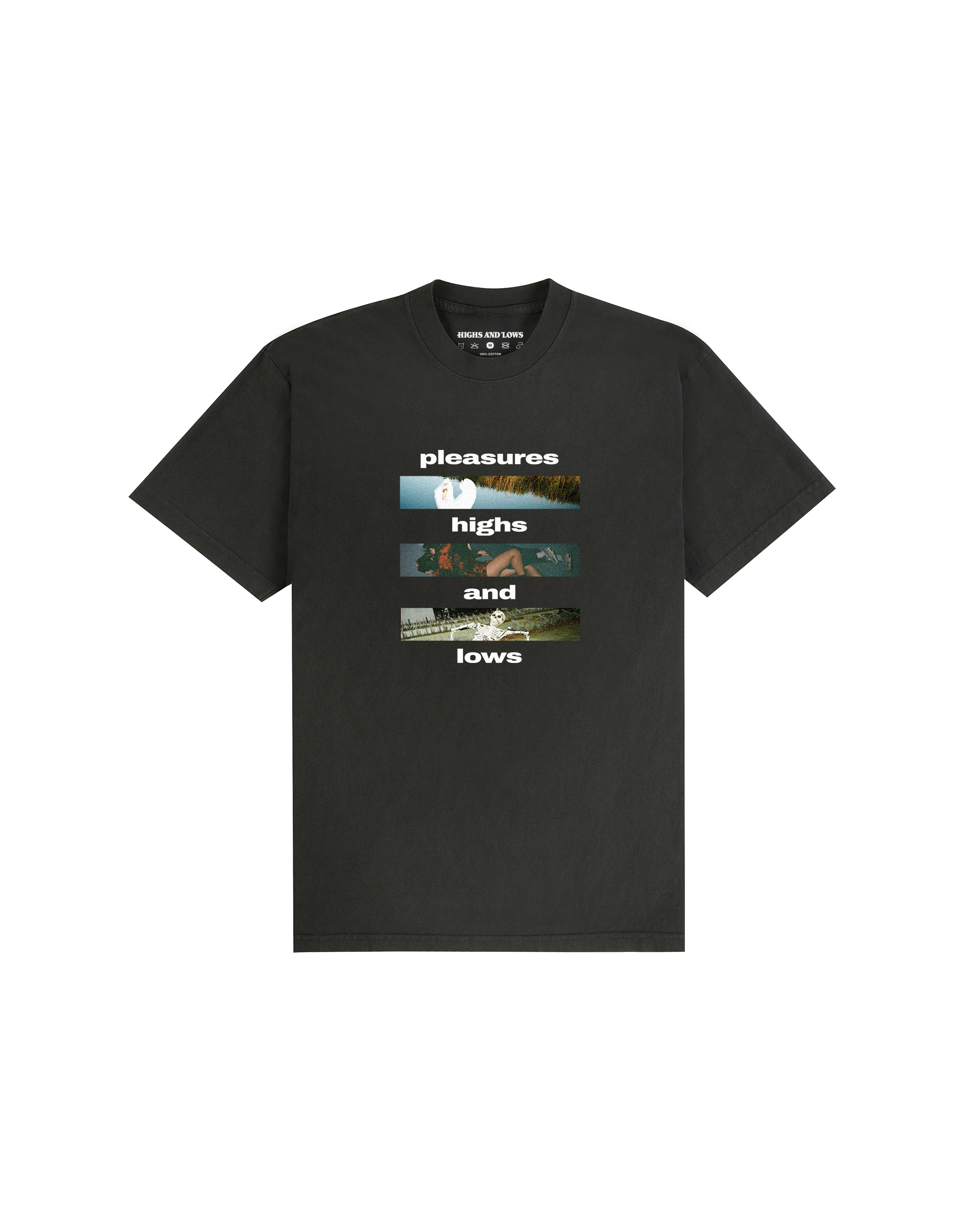 Pleasures 10/20 Anniversary T-shirt - Faded Black