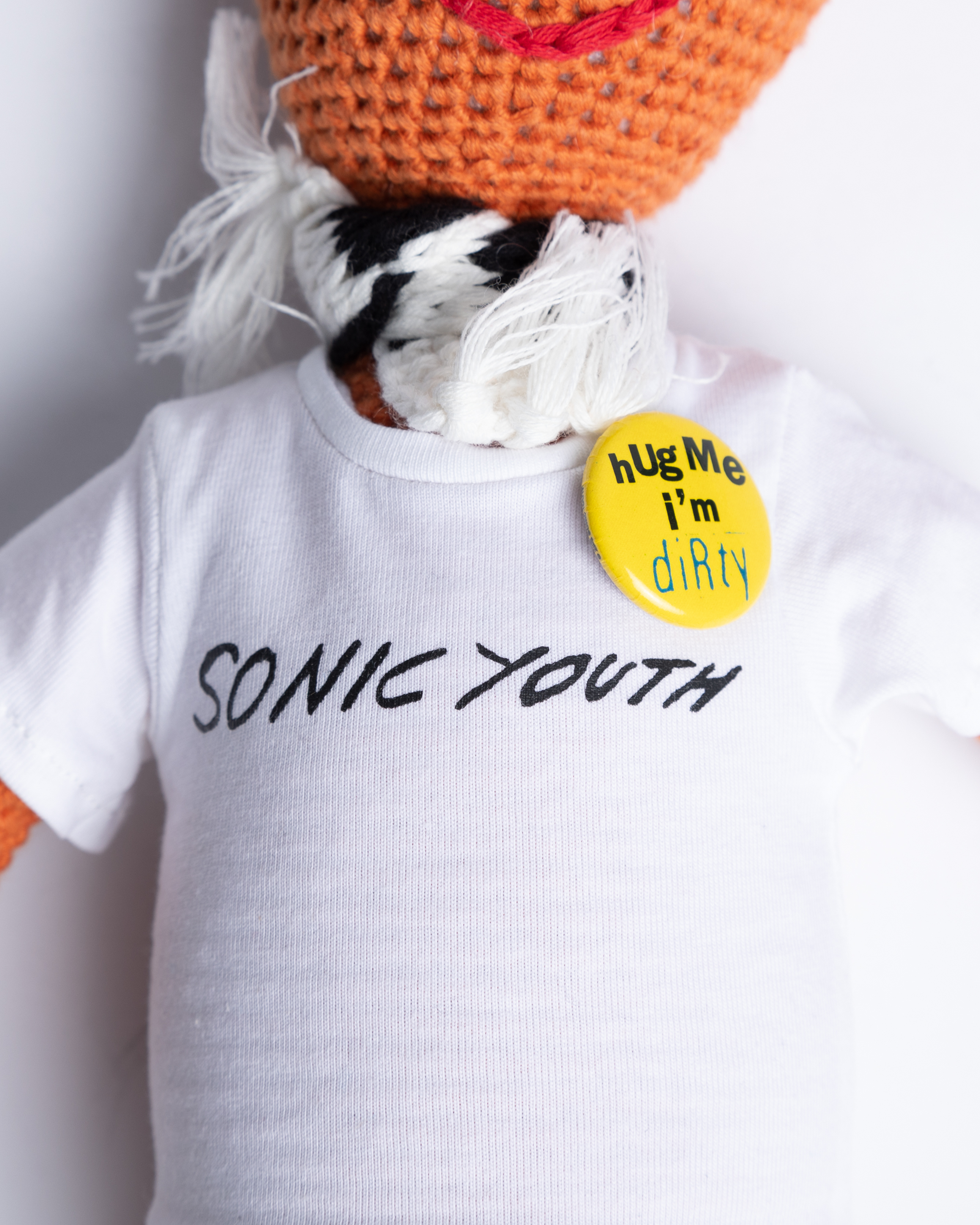 Sonic Youth Alien Crochet Doll - Orange