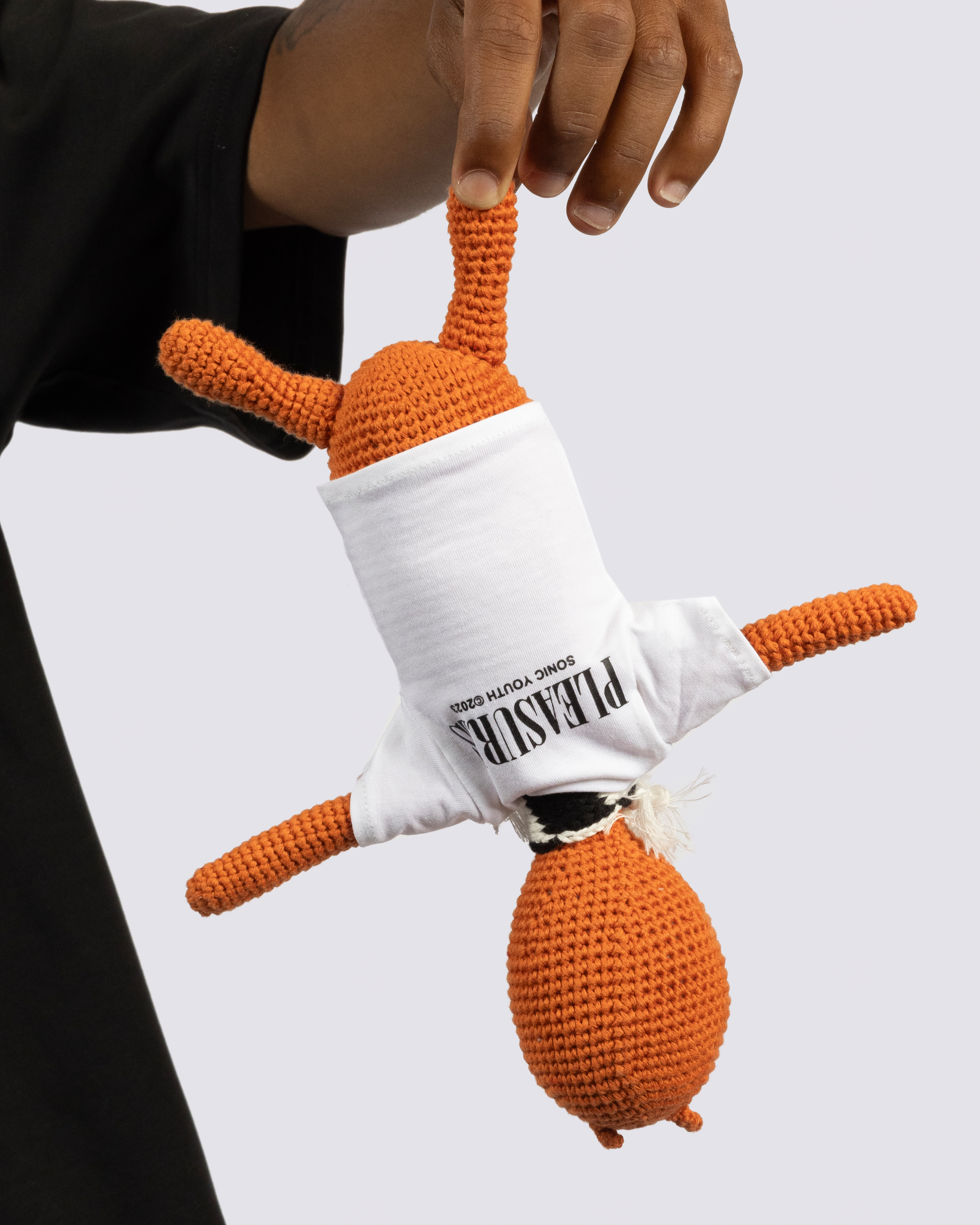 Sonic Youth Alien Crochet Doll - Orange