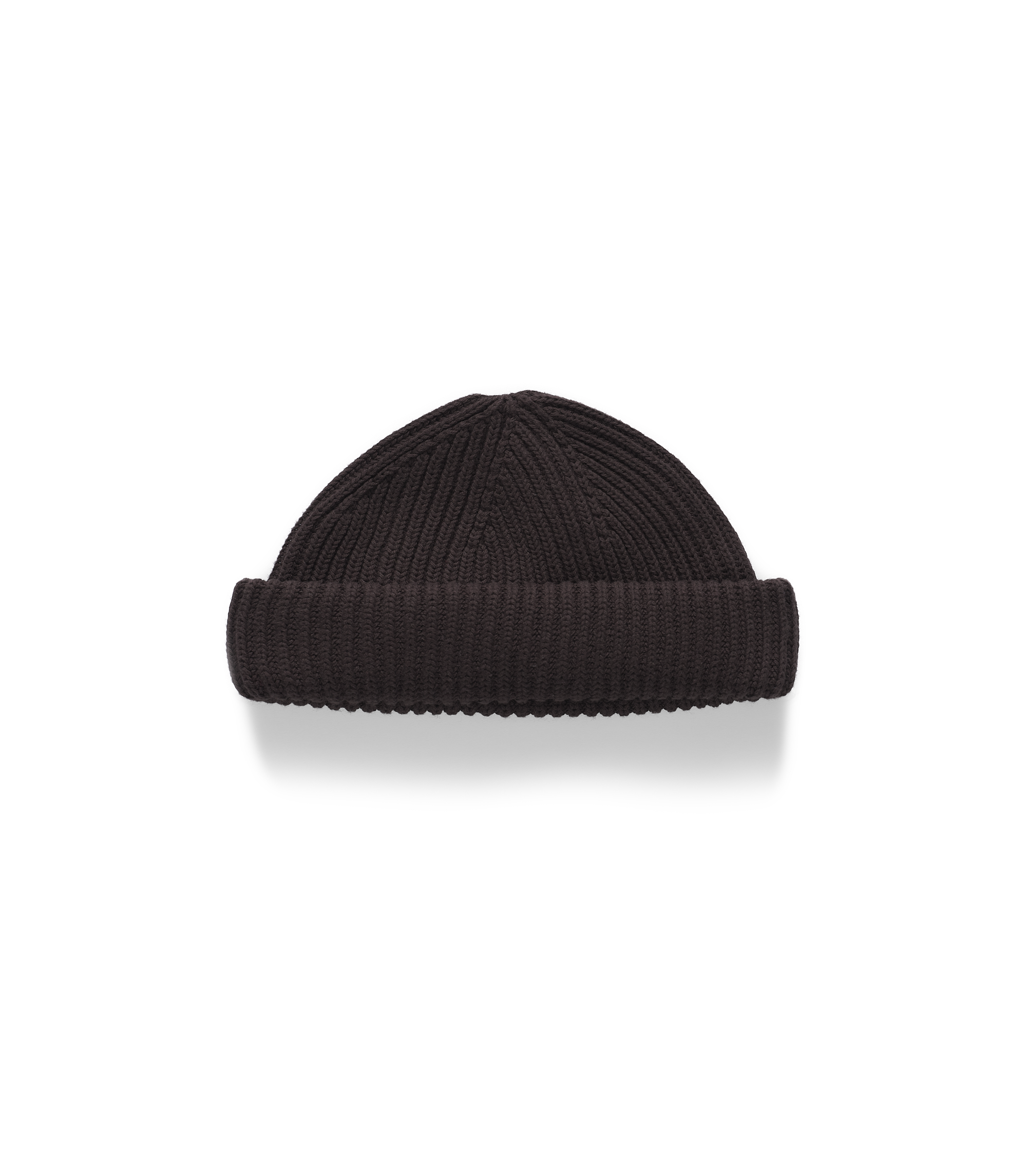Ribbed Knit Beanie - Coffee
