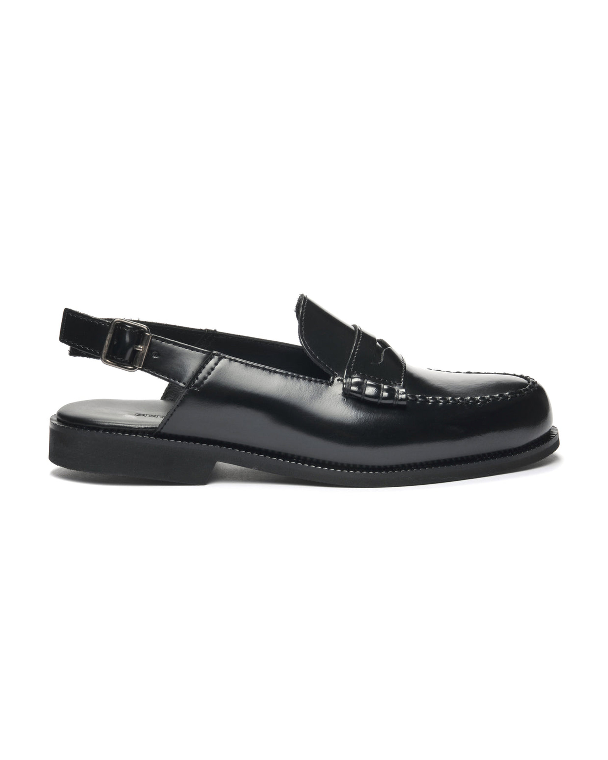 Womens Dan Polaris Loafer Sandal - Black