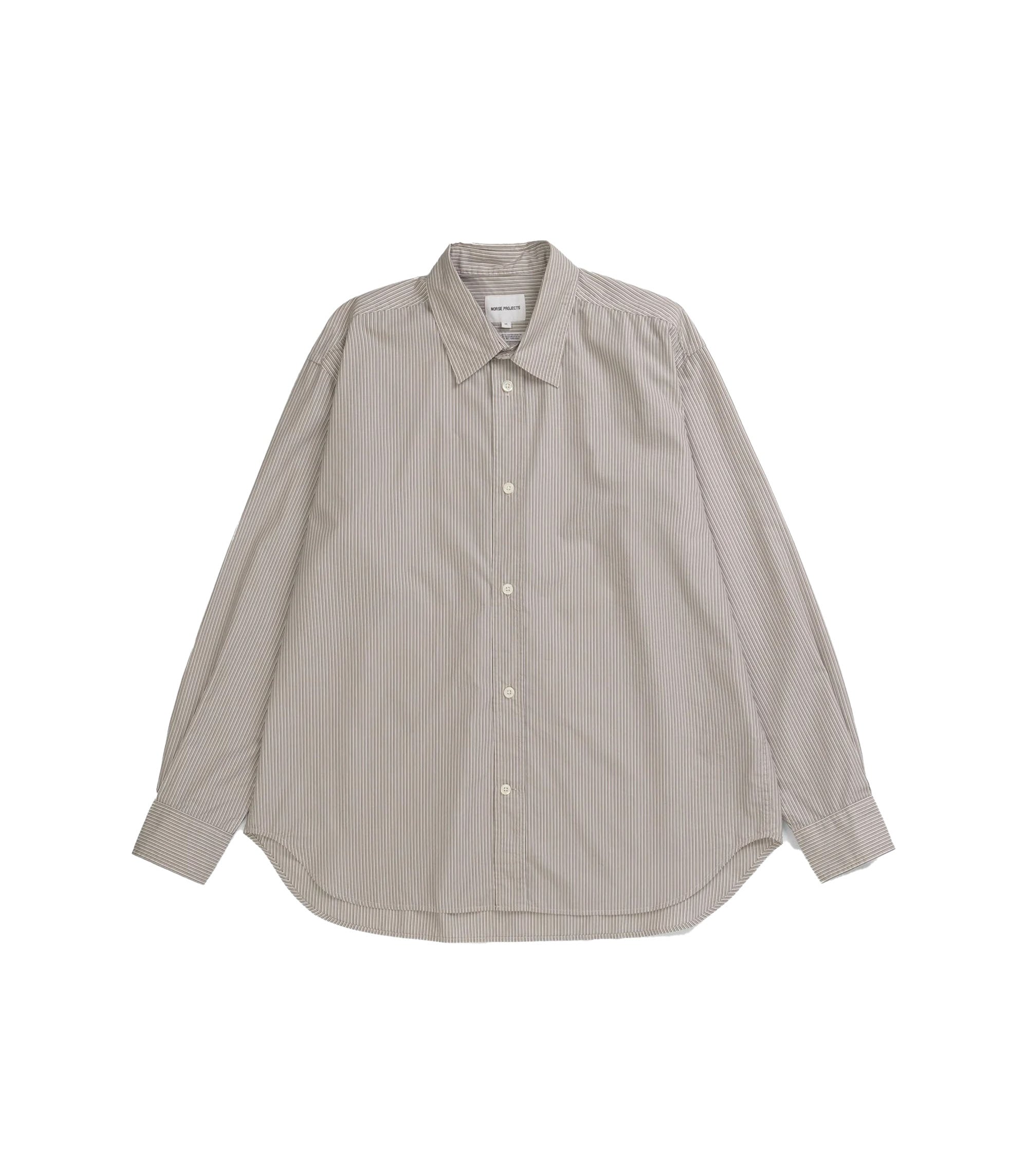 Espevik Fine Oversized L/S Shirt - Walnut